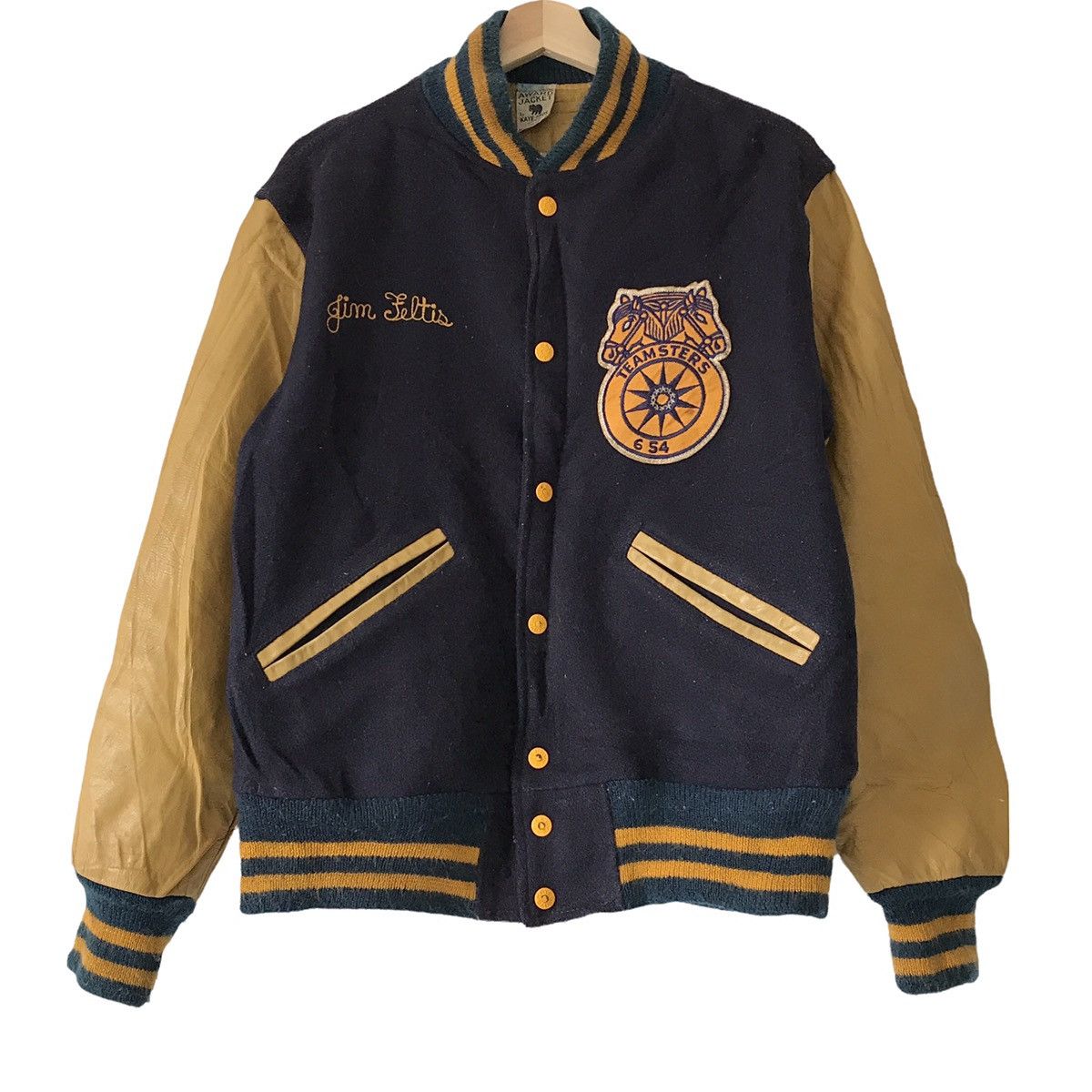 Made In Usa × Varsity Jacket × Vintage Authentic Vintage 1970s Kaye ...