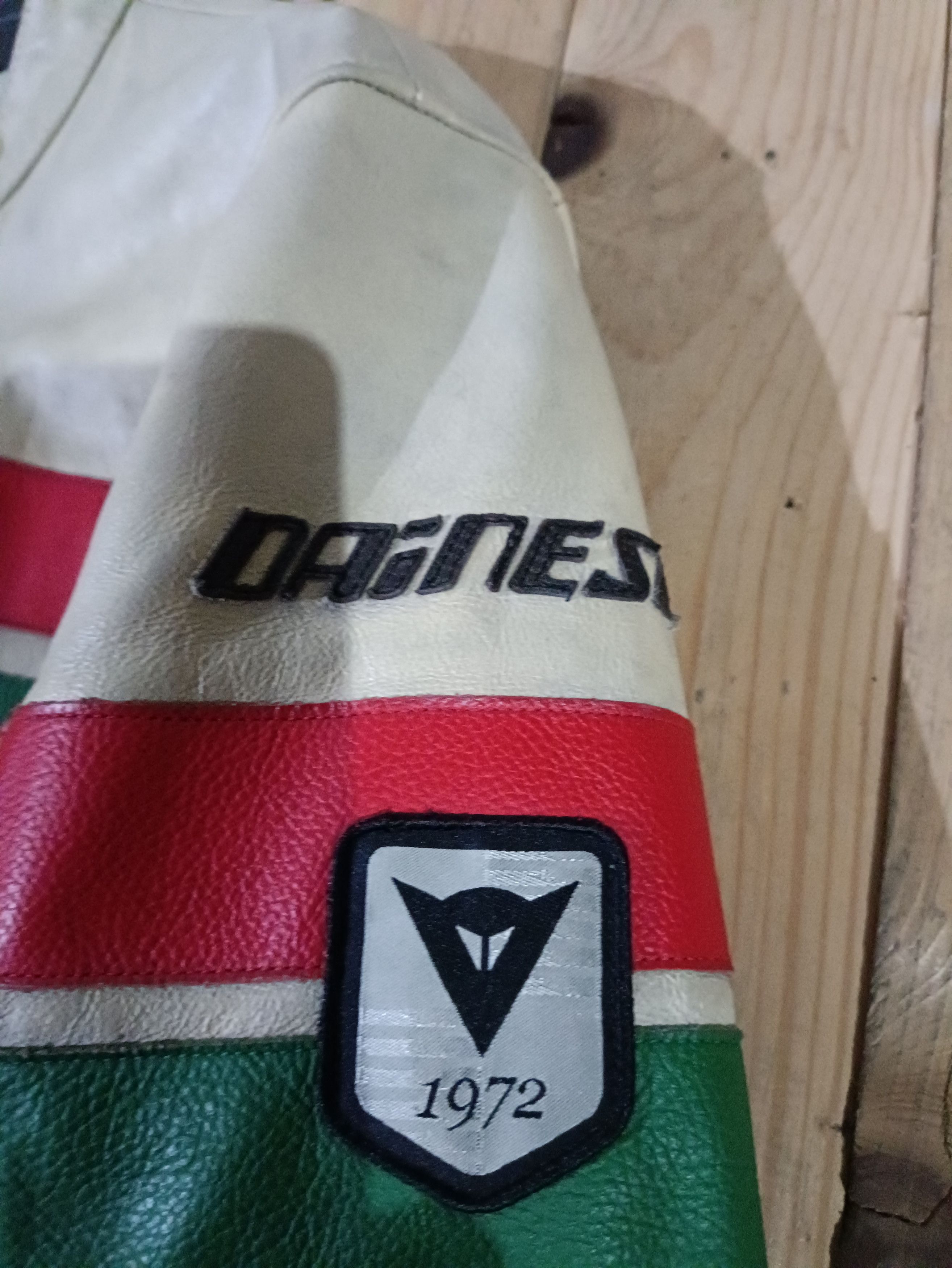 Dainese DAINESE TRACK TRICOLOUR LEATHER MOTORAD JACKET 1972 RARE Size US XL / EU 56 / 4 - 7 Thumbnail