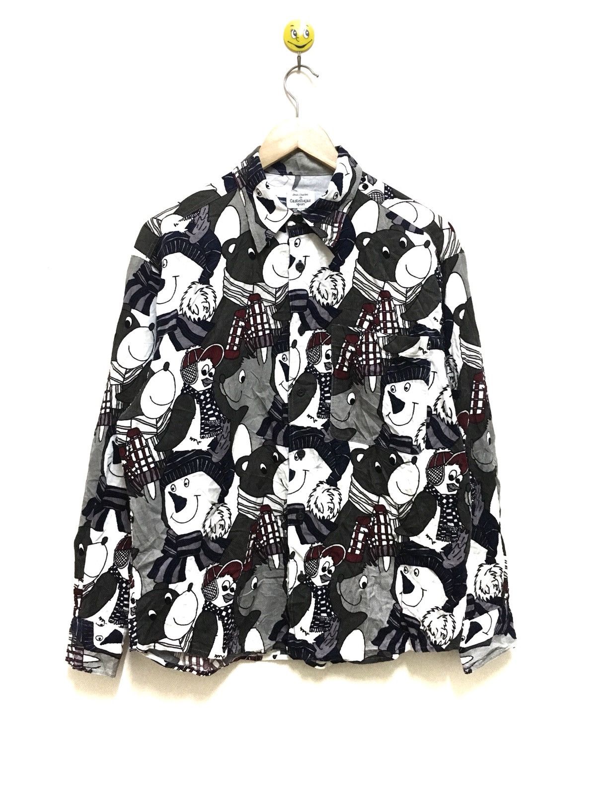 Cartoon Network Rare Jean Charles De Castelbajac Button Up Shirt Long Sleeve Size US S / EU 44-46 / 1 - 1 Thumbnail