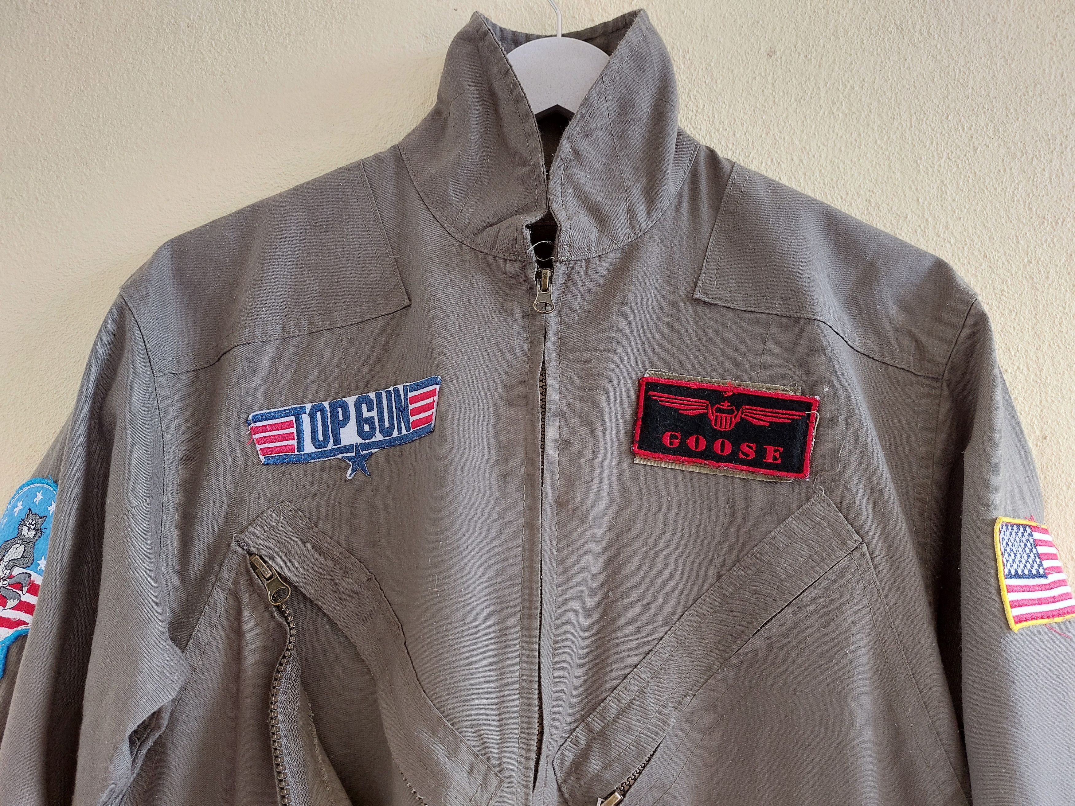 Military TOP GUN military flight suit by Paramount Pictures Grailed