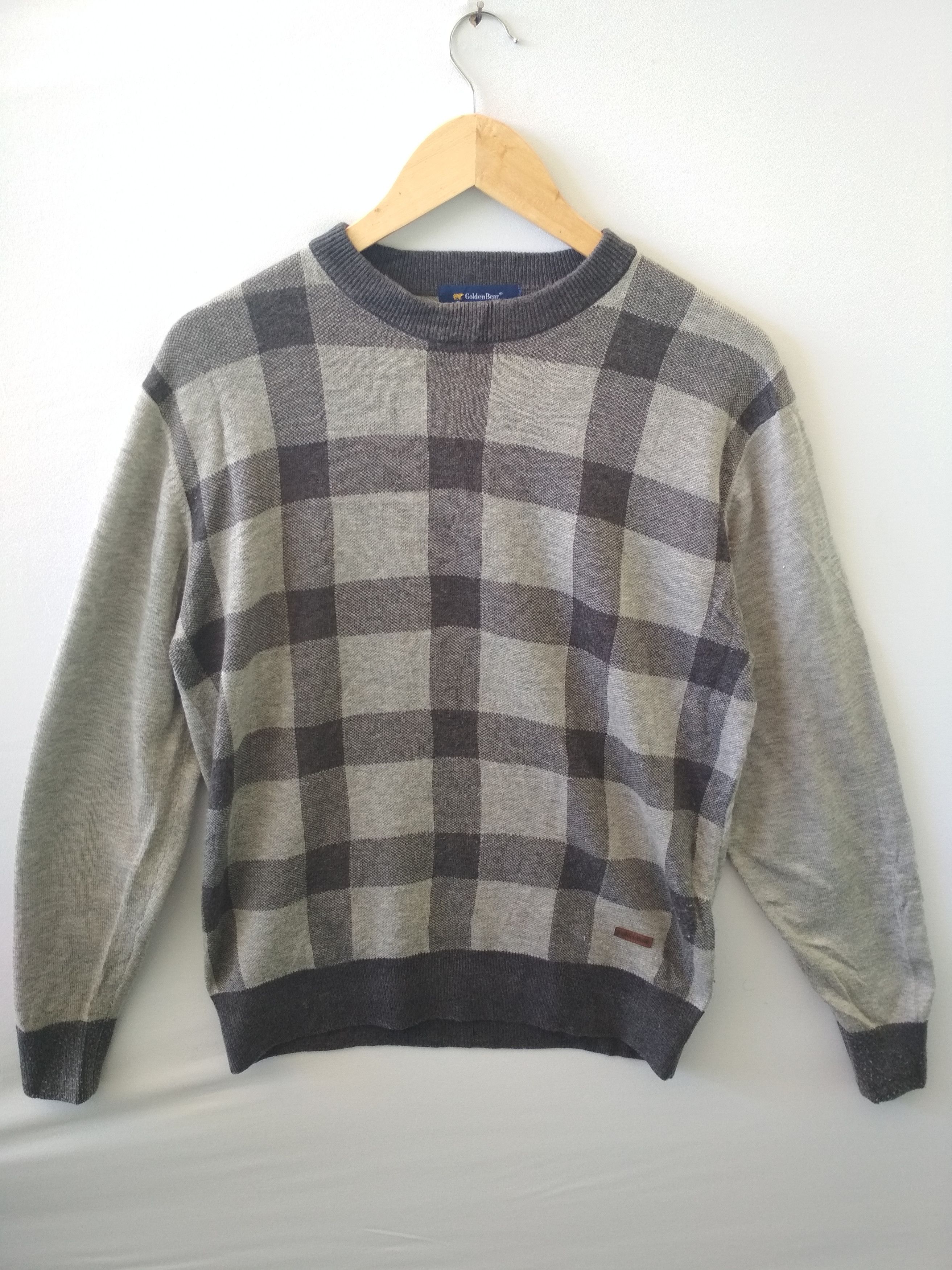Golden Bear GOLDEN BEAR GRID PATTERN SWEATSHIRT Size US L / EU 52-54 / 3 - 1 Thumbnail