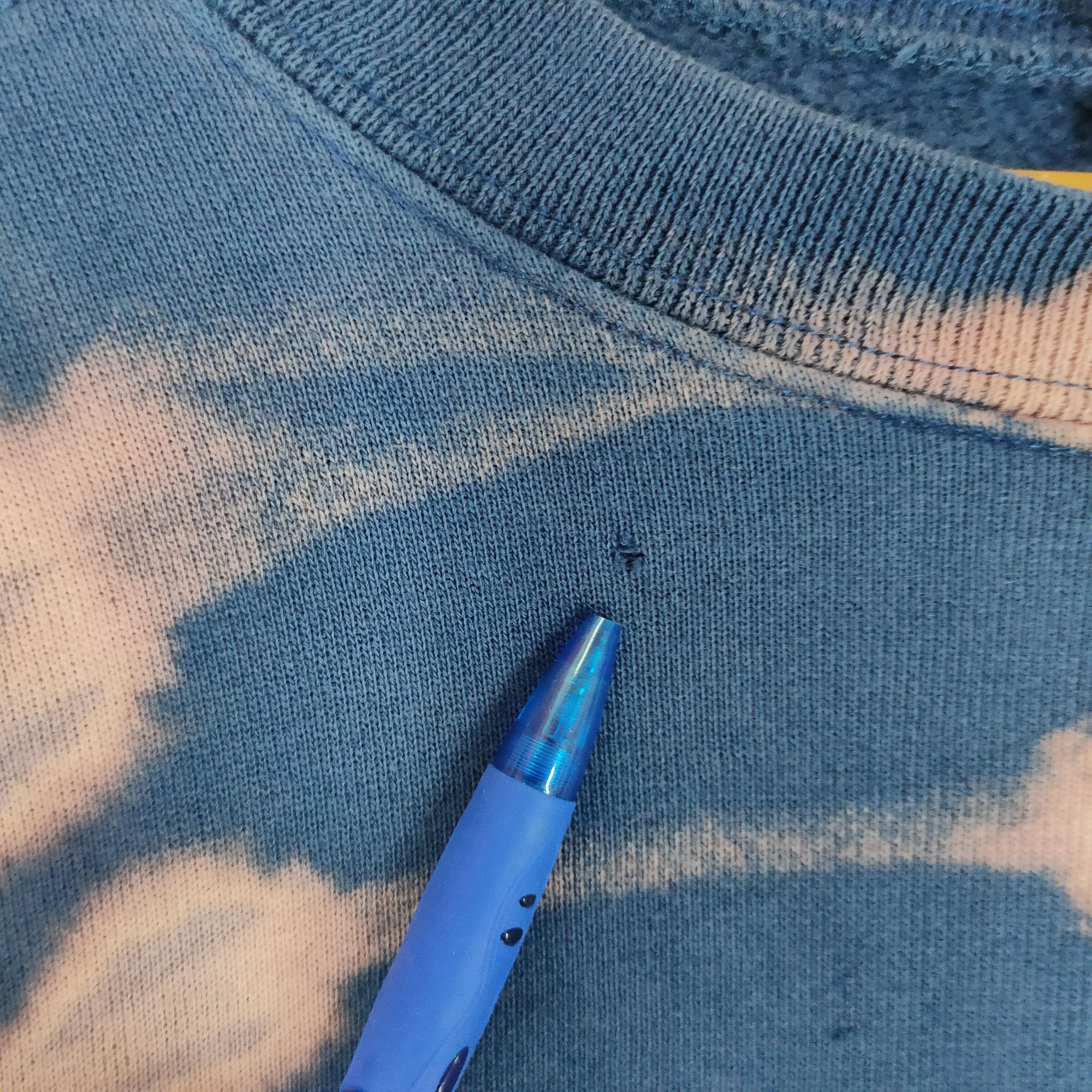 Nike × Vintage Vintage NIKE 90s ACID WASH Bleach Embroidery Sweatshirt Size US XL / EU 56 / 4 - 4 Thumbnail