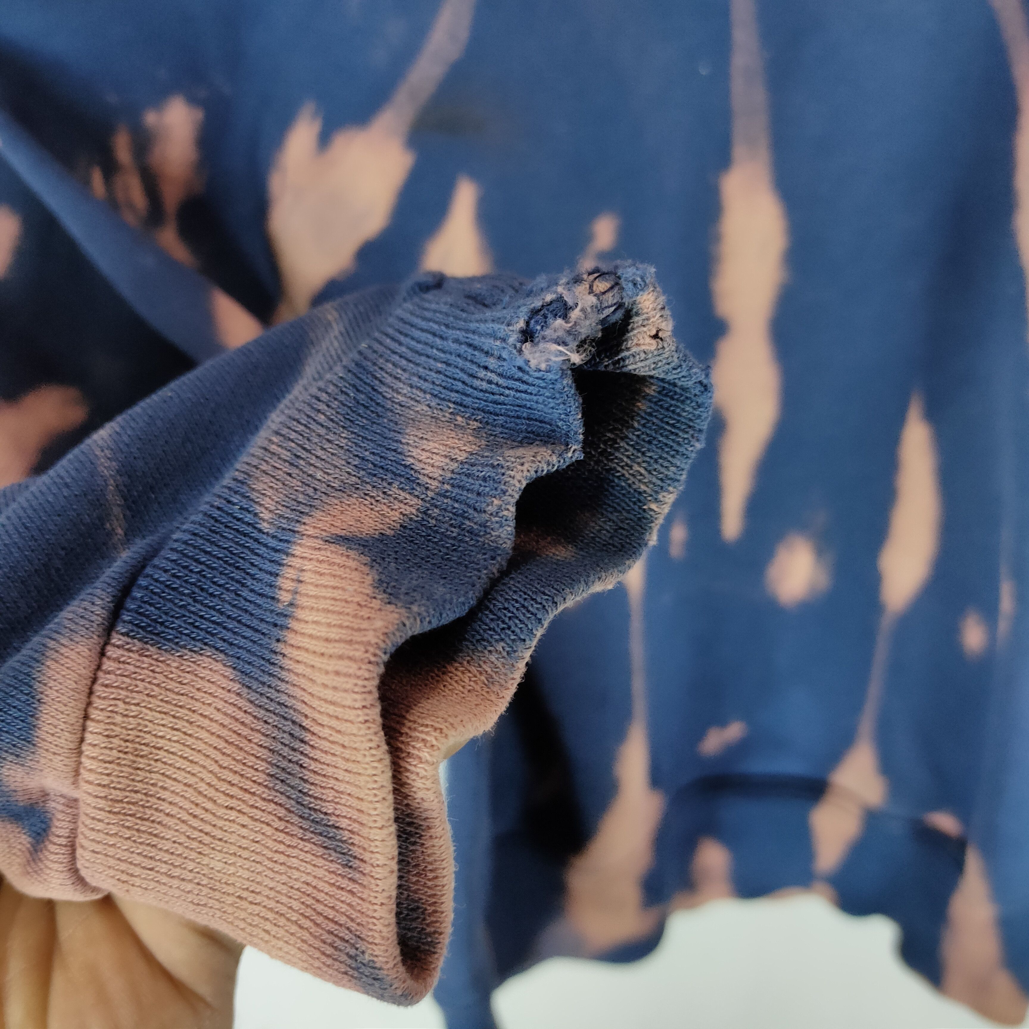 Nike × Vintage Vintage NIKE 90s ACID WASH Bleach Embroidery Sweatshirt Size US XL / EU 56 / 4 - 6 Thumbnail