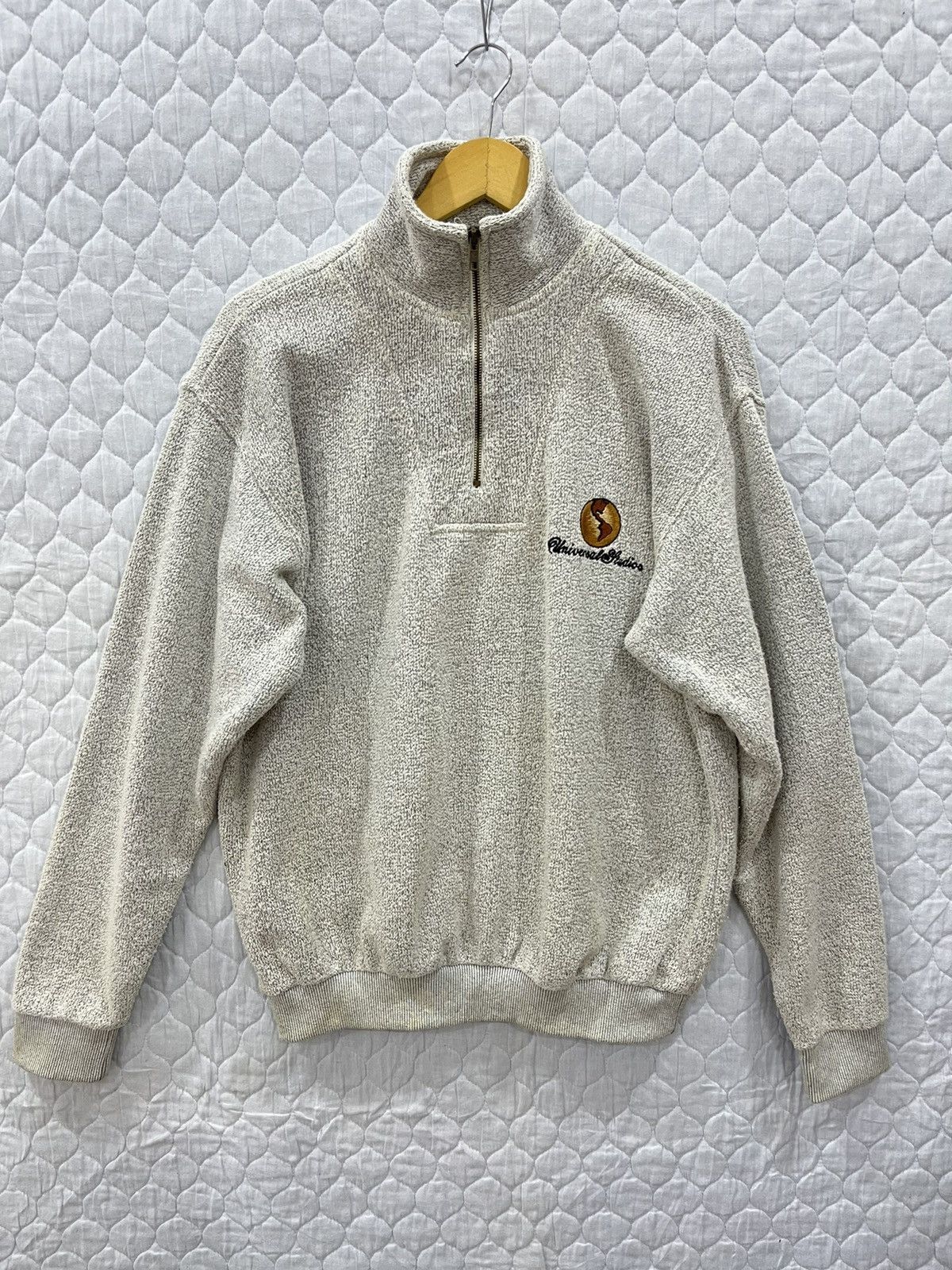 Universal Studios × Vintage K. VINTAGE UNIVERSAL STUDIOS HALF ZIPPER SWEATSHIRT Size US M / EU 48-50 / 2 - 1 Thumbnail