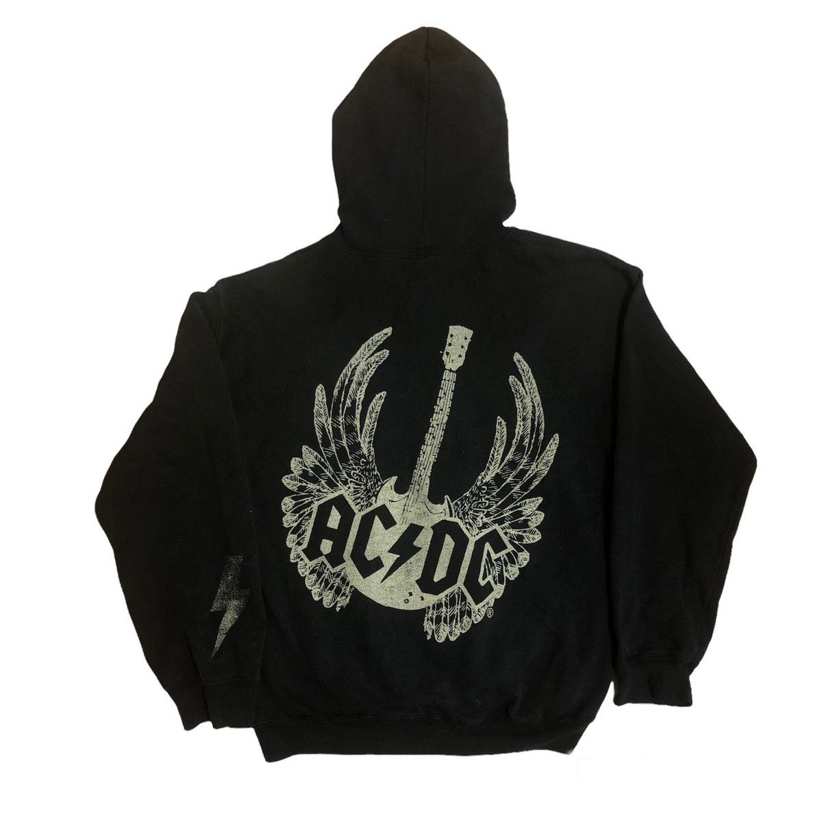 AC/DC × Band Tees × Vintage 00s Acdc Band Hoodie like Vintage Pink Floyd Metallica Size US M / EU 48-50 / 2 - 1 Thumbnail
