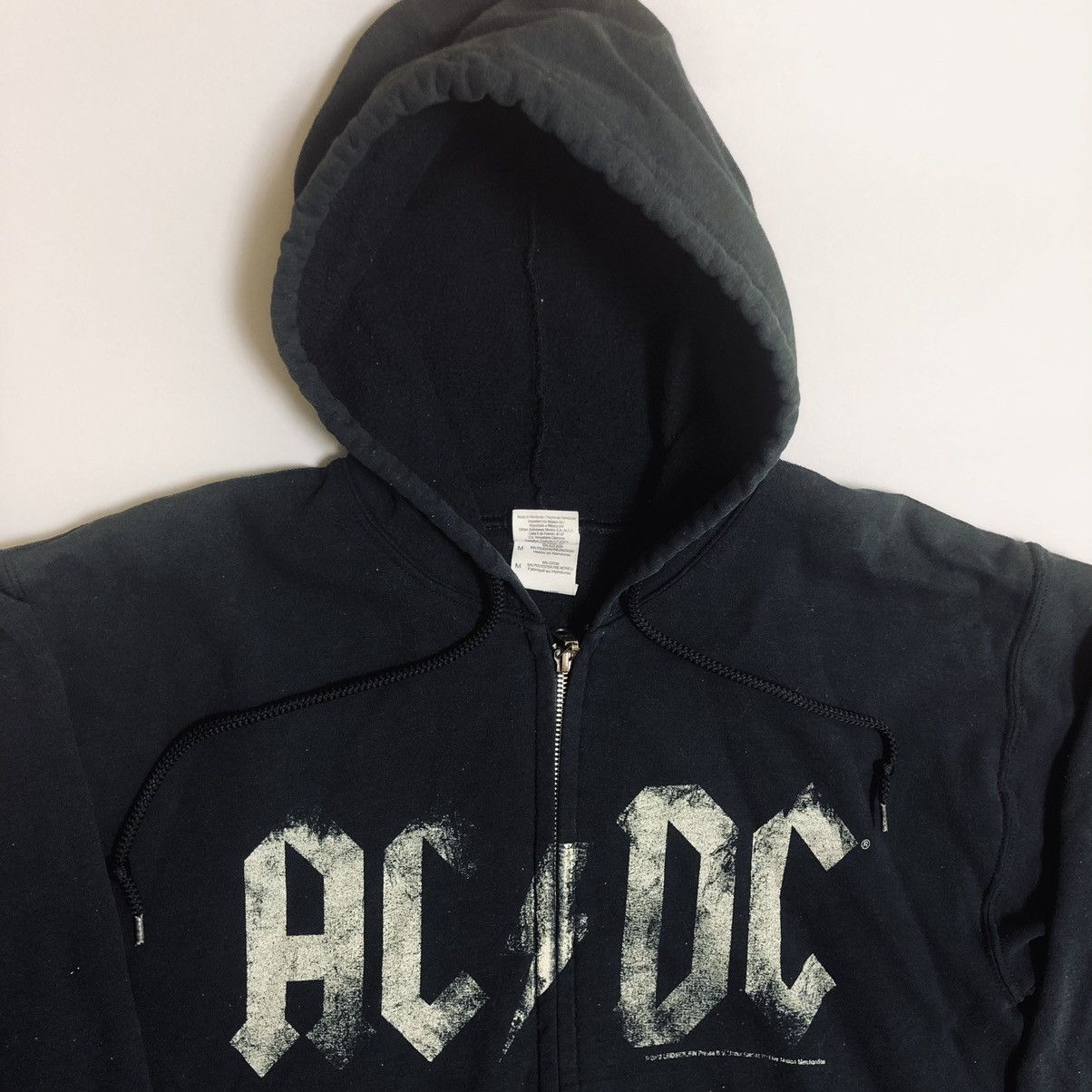 AC/DC × Band Tees × Vintage 00s Acdc Band Hoodie like Vintage Pink Floyd Metallica Size US M / EU 48-50 / 2 - 3 Thumbnail