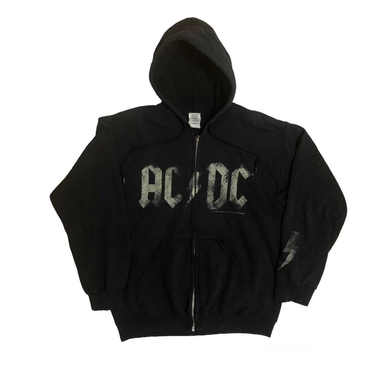 AC/DC × Band Tees × Vintage 00s Acdc Band Hoodie like Vintage Pink Floyd Metallica Size US M / EU 48-50 / 2 - 2 Thumbnail