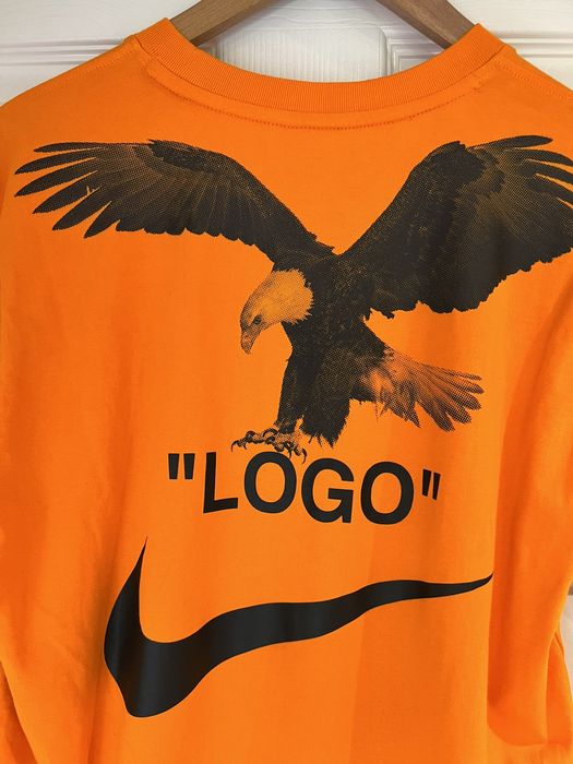 Nike off cheap white eagle tee