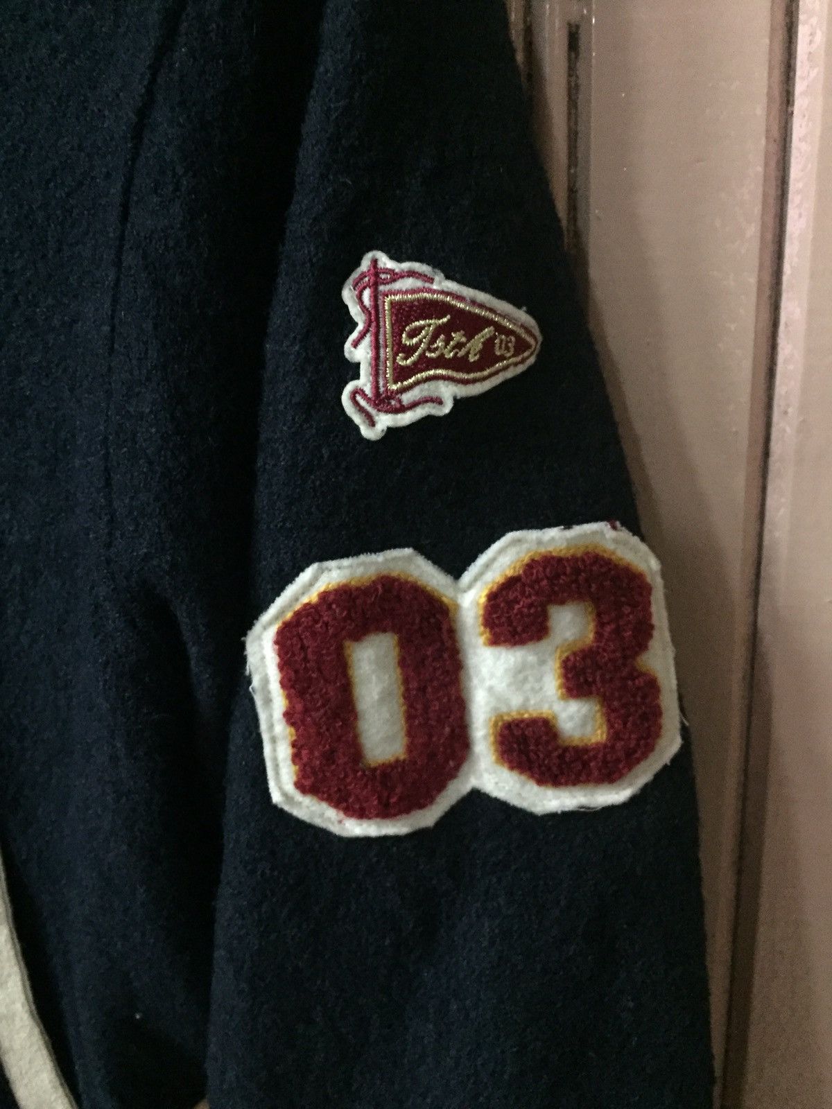 Japanese Brand Vintage Varsity Jacket SpellOut Logo Size US S / EU 44-46 / 1 - 3 Thumbnail