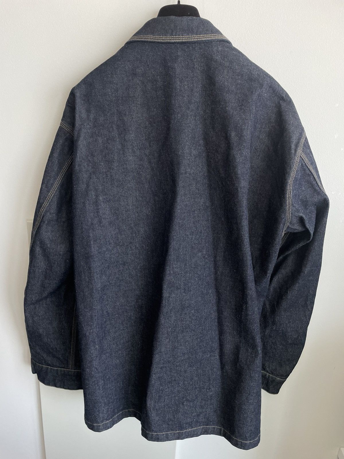 Bottega Veneta Daniel Lee Super Runway Brand New Oversized Denim Jacket Size US XXL / EU 58 / 5 - 3 Thumbnail