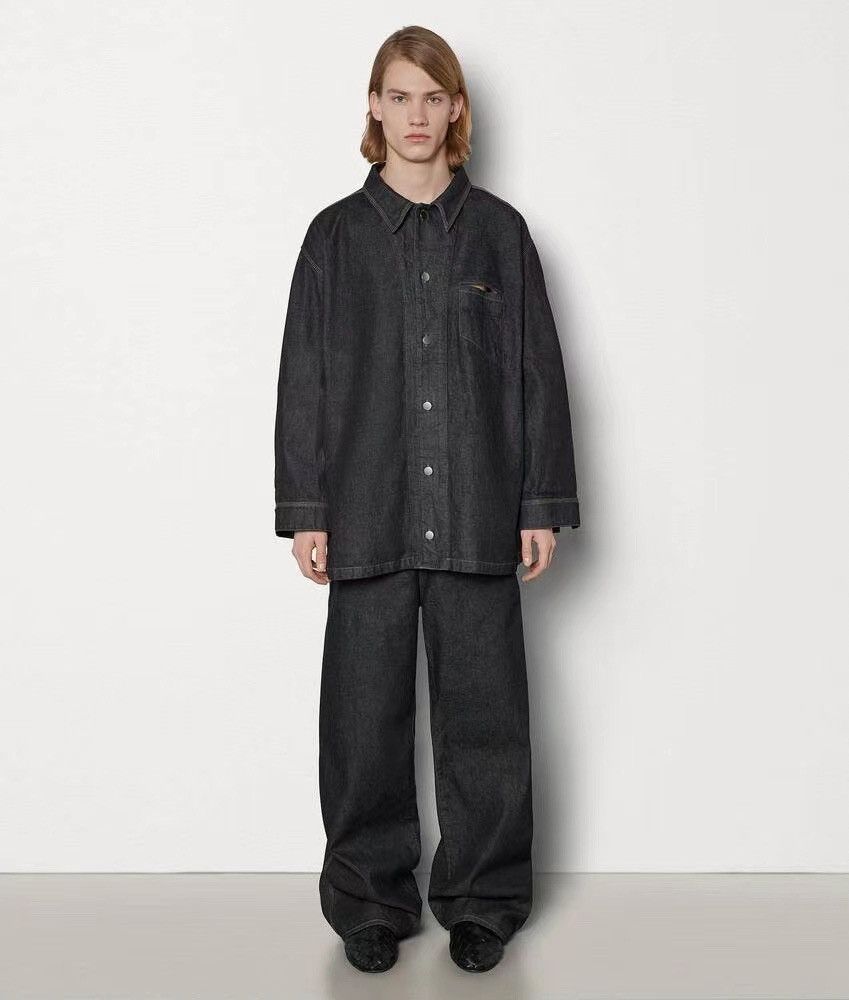 Bottega Veneta Daniel Lee Super Runway Brand New Oversized Denim Jacket Size US XXL / EU 58 / 5 - 22 Thumbnail