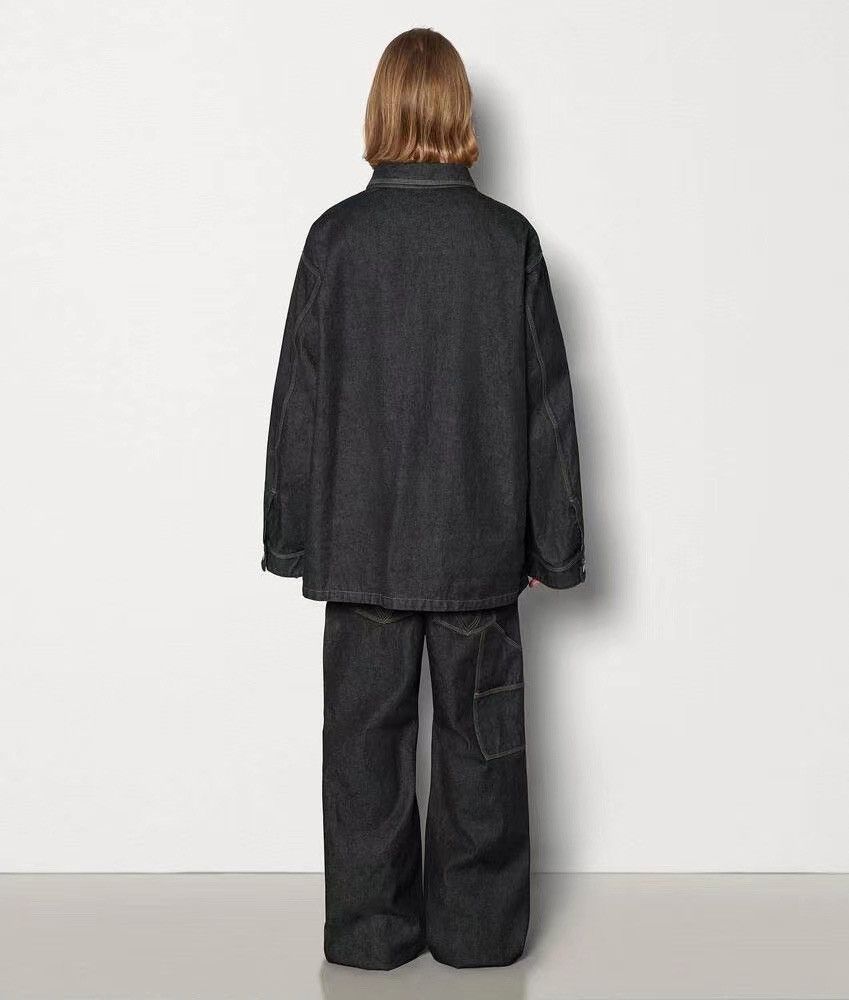 Bottega Veneta Daniel Lee Super Runway Brand New Oversized Denim Jacket Size US XXL / EU 58 / 5 - 24 Thumbnail