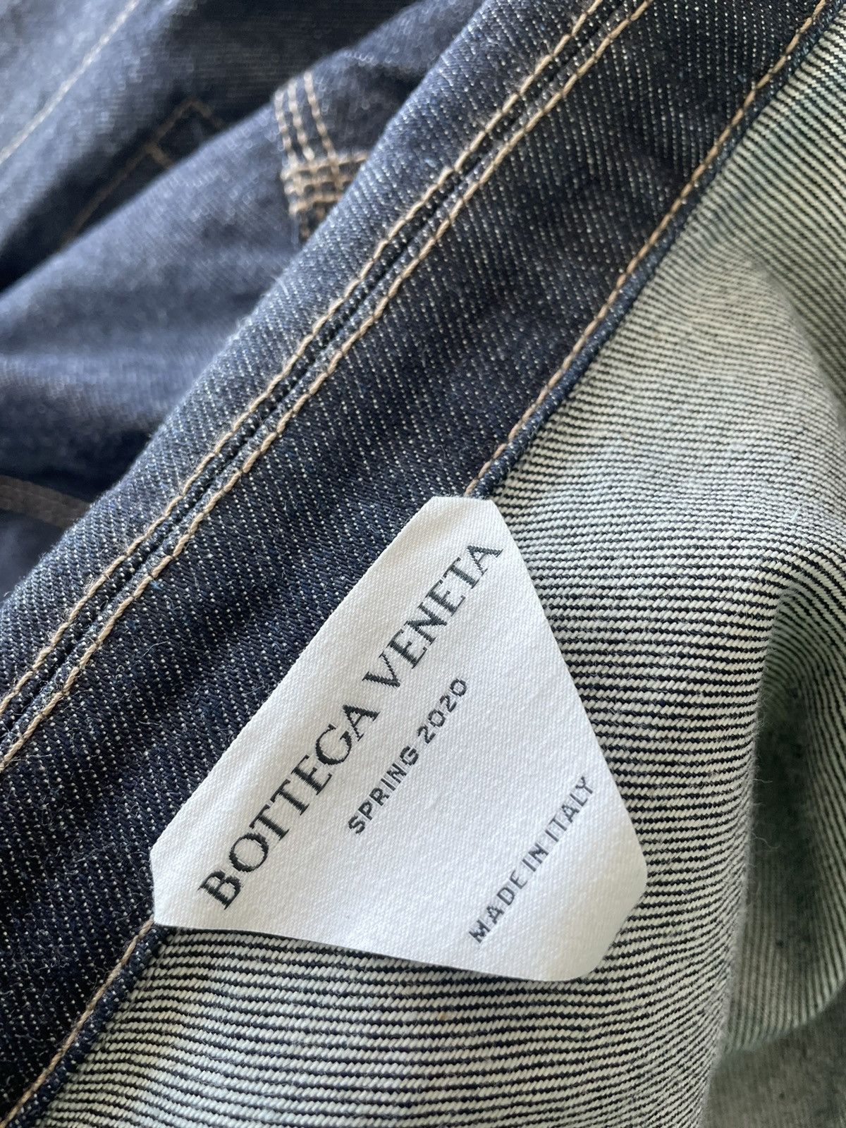 Bottega Veneta Daniel Lee Super Runway Brand New Oversized Denim Jacket Size US XXL / EU 58 / 5 - 5 Thumbnail