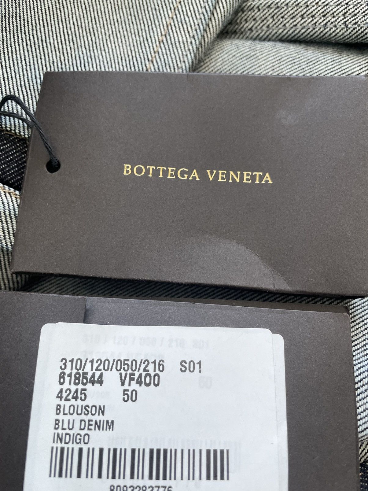 Bottega Veneta Daniel Lee Super Runway Brand New Oversized Denim Jacket Size US XXL / EU 58 / 5 - 15 Thumbnail