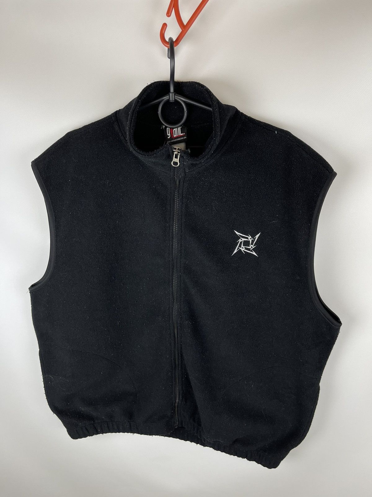 Giant Giant vintage 90s Metallica fleece vest gilet jacket Size US L / EU 52-54 / 3 - 2 Thumbnail