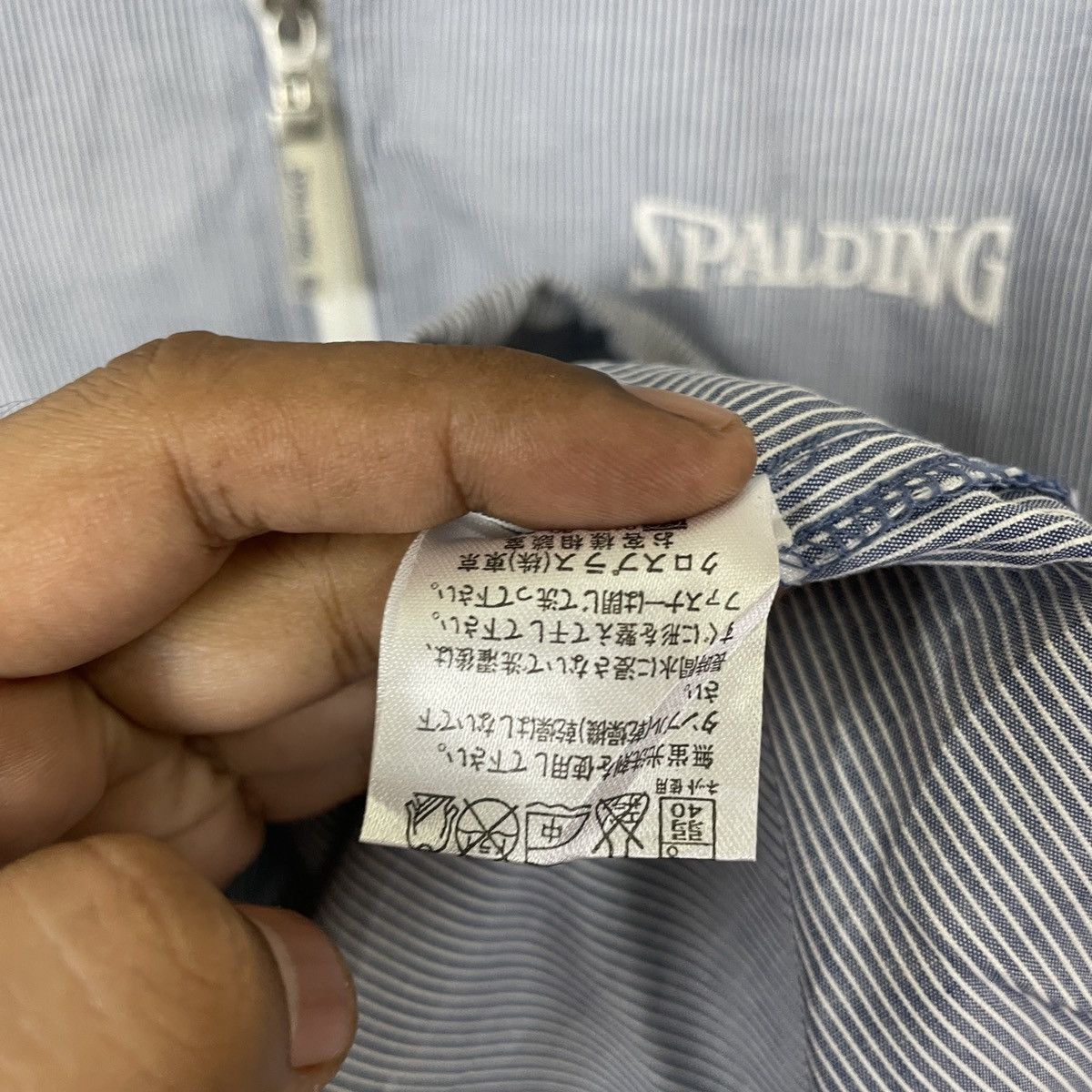 Spalding Vintage Spalding Hickory Stripe Hoodies Jacket Size US M / EU 48-50 / 2 - 7 Thumbnail