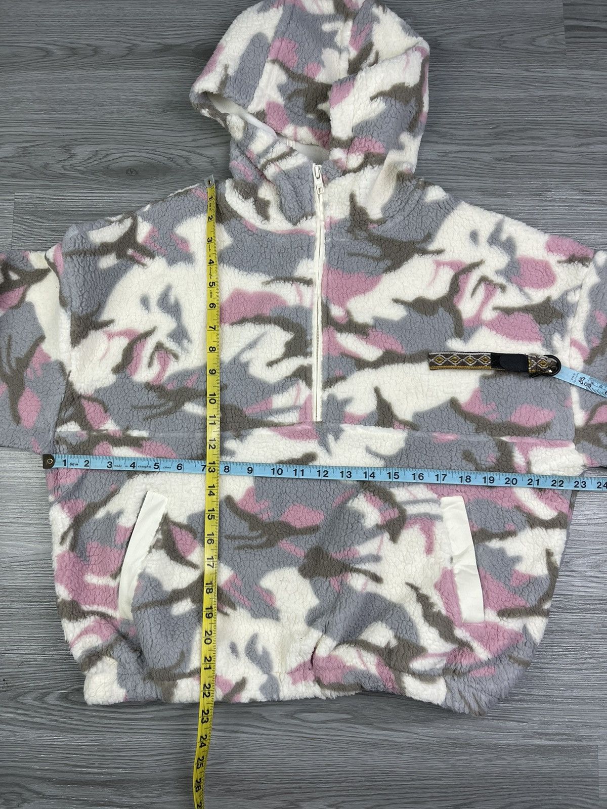Gap 🔥🔥GAP jaquard camo sherpa fleece hoodies half zipper jacket Size XS / US 0-2 / IT 36-38 - 11 Thumbnail