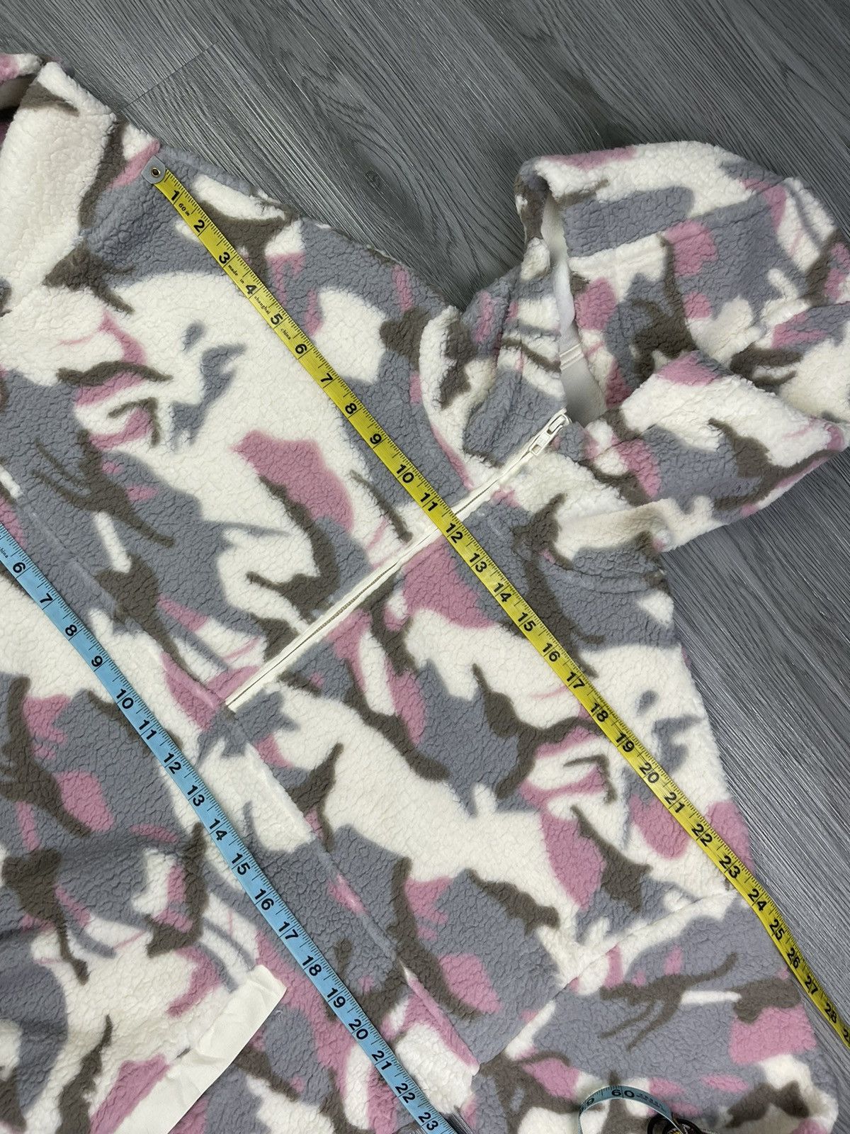 Gap 🔥🔥GAP jaquard camo sherpa fleece hoodies half zipper jacket Size XS / US 0-2 / IT 36-38 - 12 Thumbnail