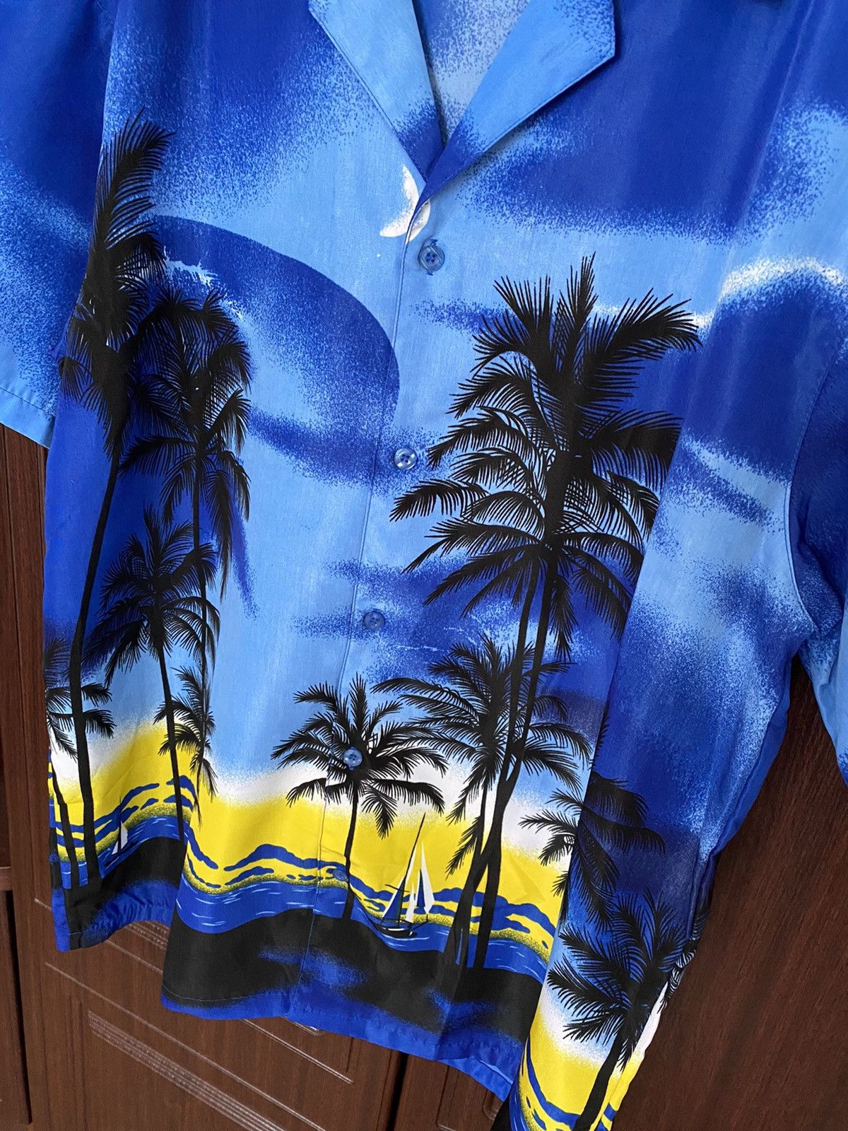 Japanese Brand Crazy Shirt Hawaiian Style Vintage Aloha Y2K Surf Mambo Size US XXL / EU 58 / 5 - 2 Thumbnail