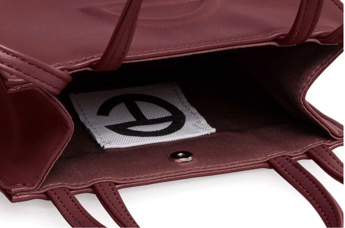 Telfar telfar small shopping bag tote- oxblood Size ONE SIZE - 2 Thumbnail