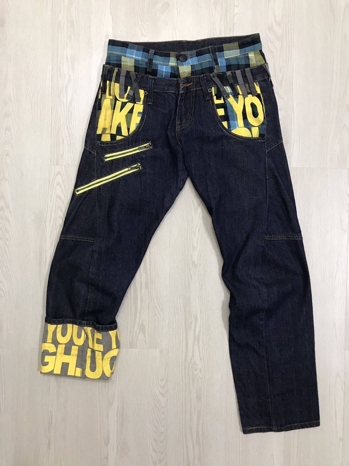 Japanese Brand × Vintage BreathMINt Japan Jeans Double Waist Denim Size US 30 / EU 46 - 1 Thumbnail