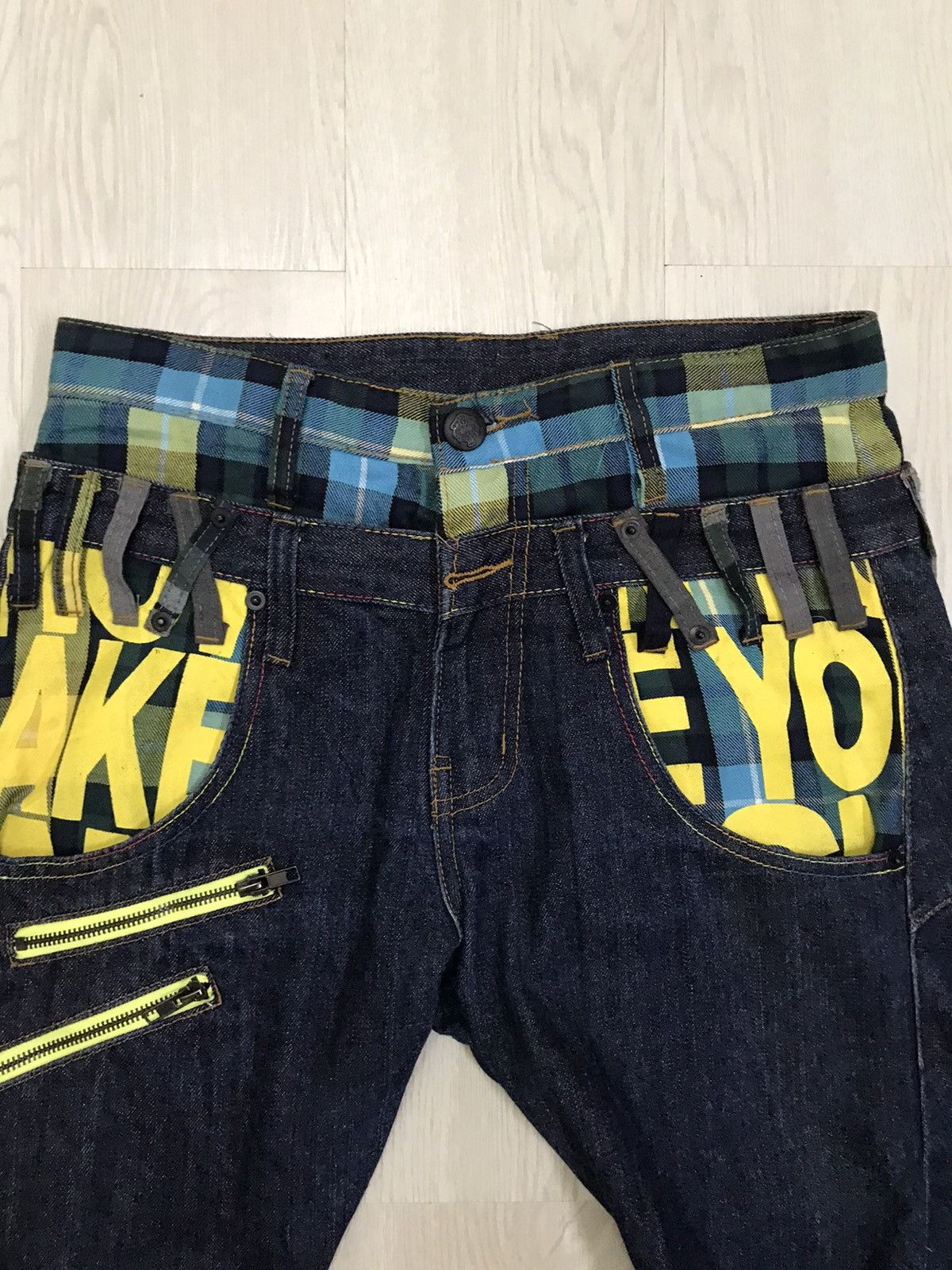 Japanese Brand × Vintage BreathMINt Japan Jeans Double Waist Denim Size US 30 / EU 46 - 8 Thumbnail