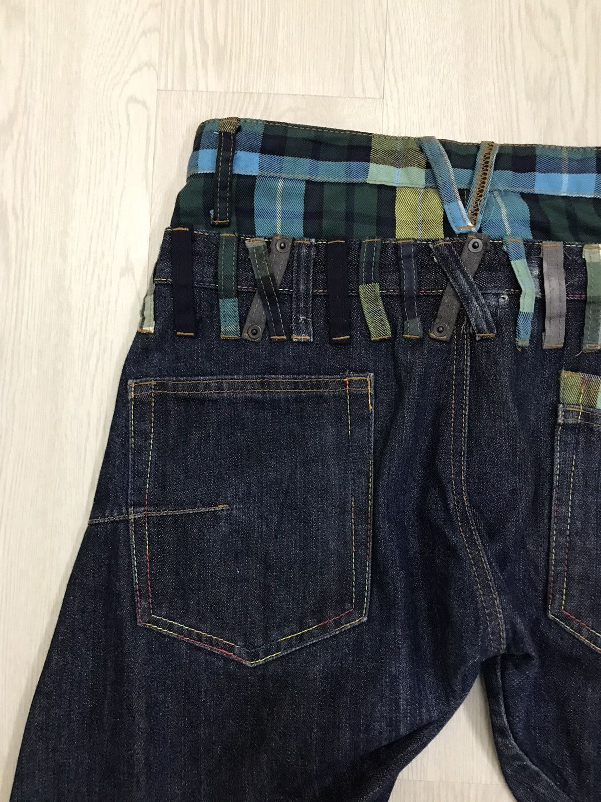 Japanese Brand × Vintage BreathMINt Japan Jeans Double Waist Denim Size US 30 / EU 46 - 14 Thumbnail