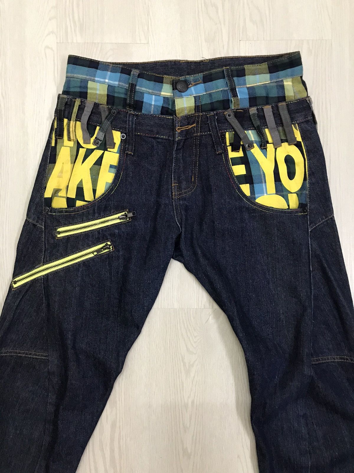 Japanese Brand × Vintage BreathMINt Japan Jeans Double Waist Denim Size US 30 / EU 46 - 7 Thumbnail