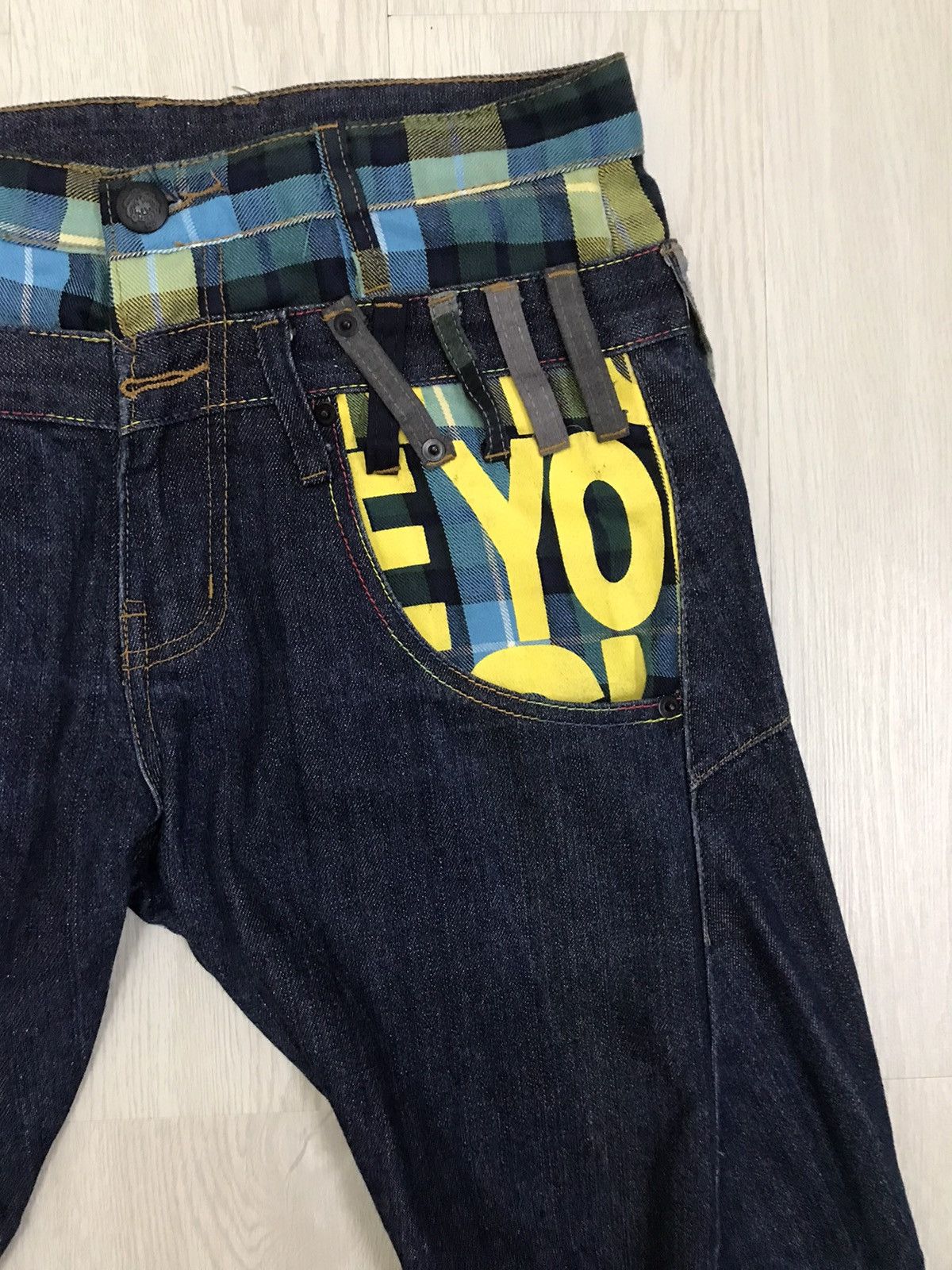 Japanese Brand × Vintage BreathMINt Japan Jeans Double Waist Denim Size US 30 / EU 46 - 10 Thumbnail