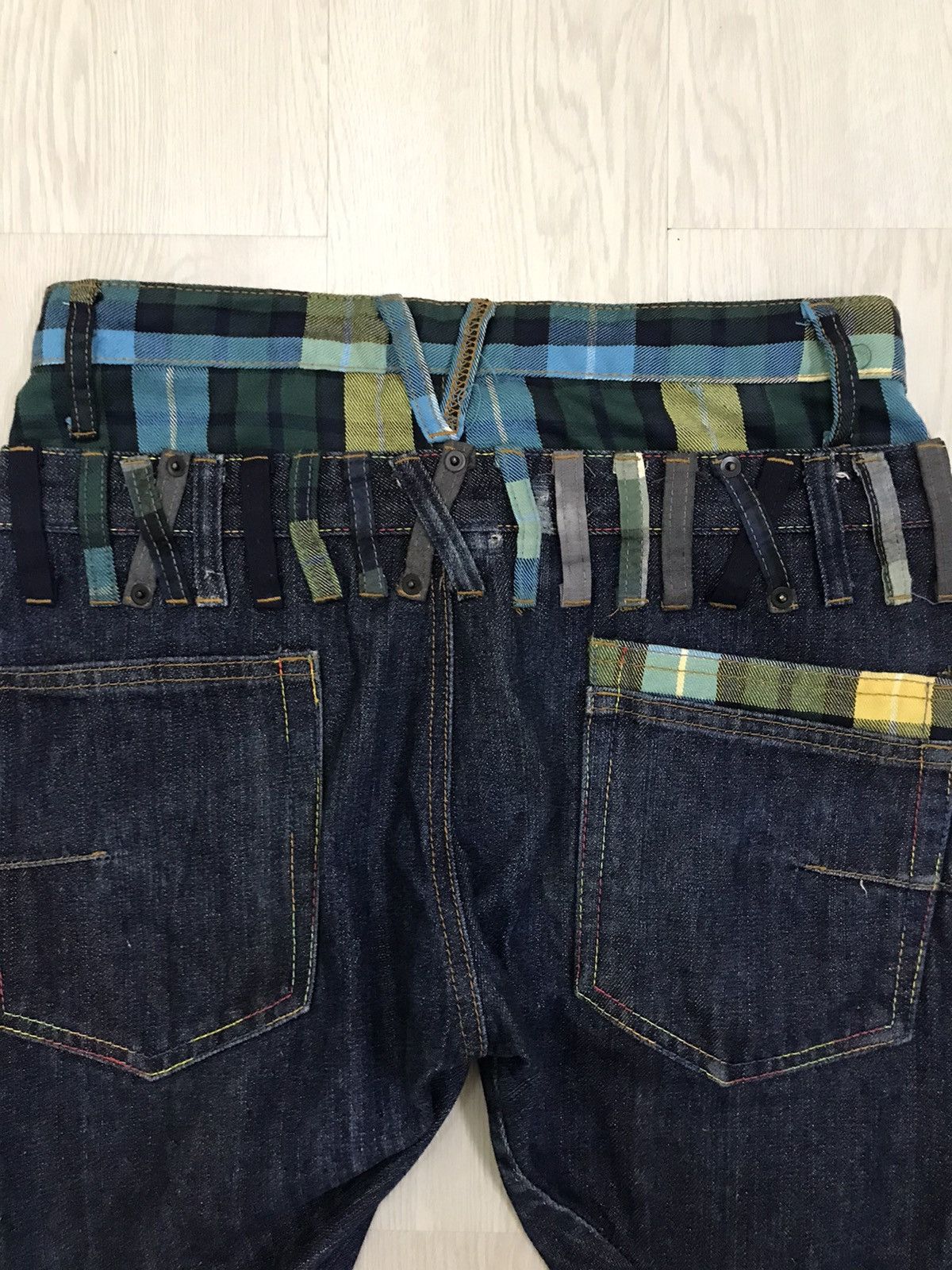 Japanese Brand × Vintage BreathMINt Japan Jeans Double Waist Denim Size US 30 / EU 46 - 12 Thumbnail