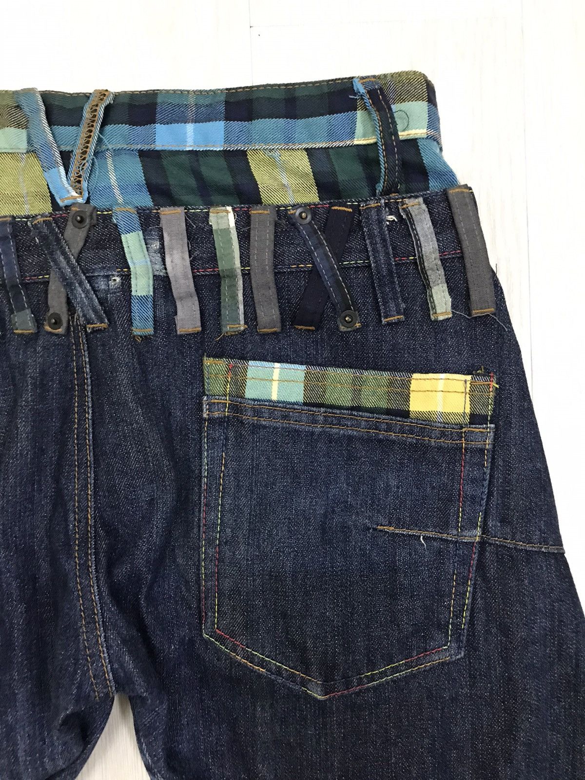 Japanese Brand × Vintage BreathMINt Japan Jeans Double Waist Denim Size US 30 / EU 46 - 13 Thumbnail