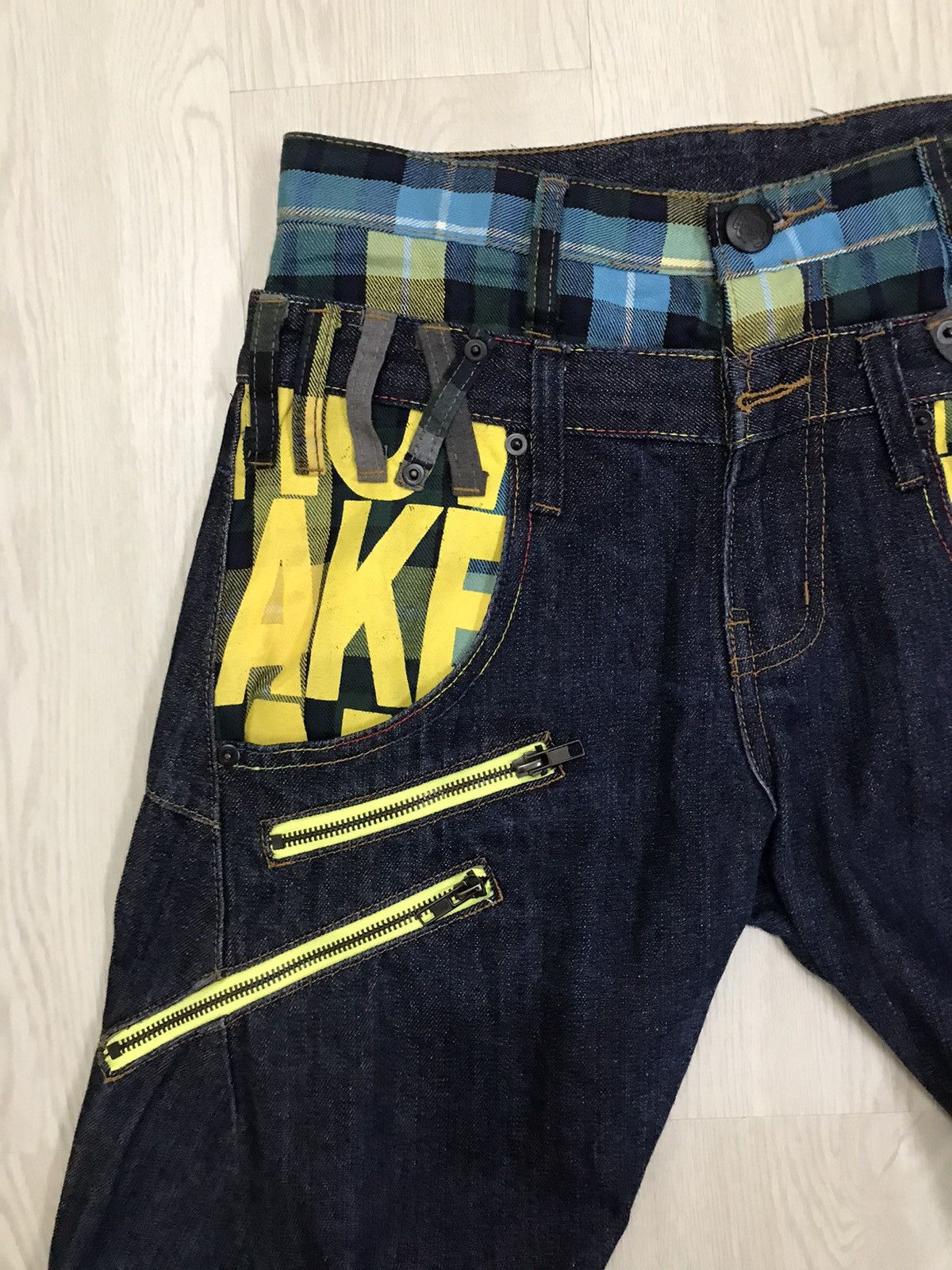 Japanese Brand × Vintage BreathMINt Japan Jeans Double Waist Denim Size US 30 / EU 46 - 9 Thumbnail