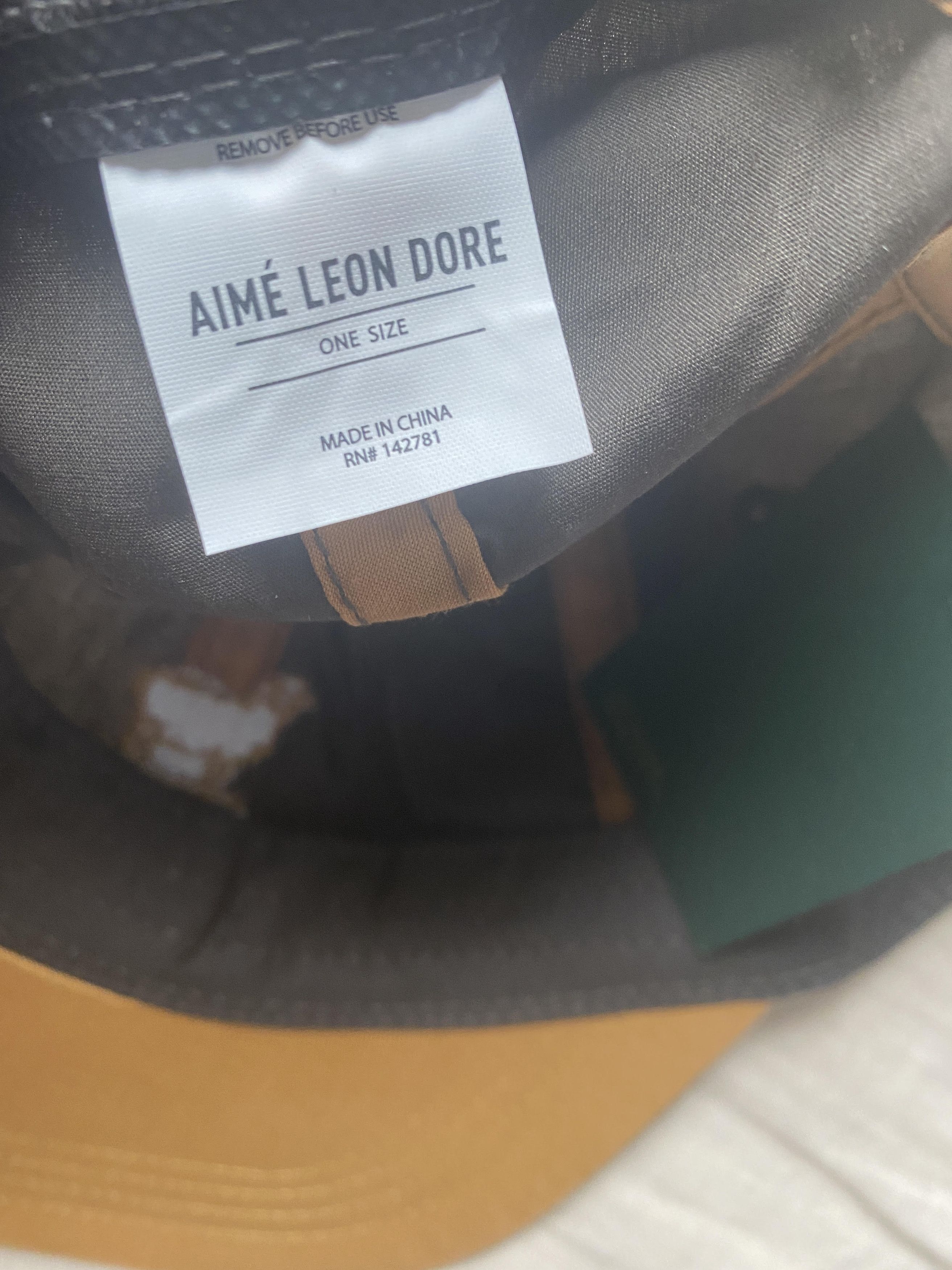 Aime Leon Dore × Woolrich Woolen Mills Waxed Cotton Hat- Green Size ONE SIZE - 5 Thumbnail