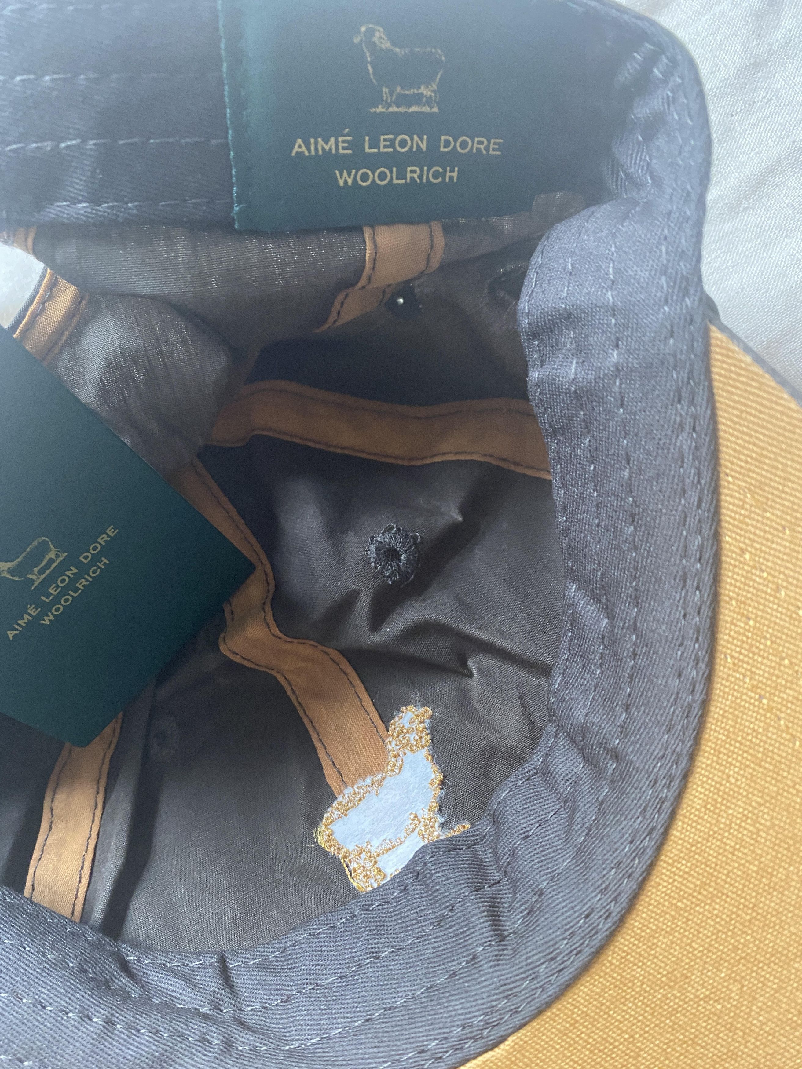Aime Leon Dore × Woolrich Woolen Mills Waxed Cotton Hat- Green Size ONE SIZE - 3 Thumbnail