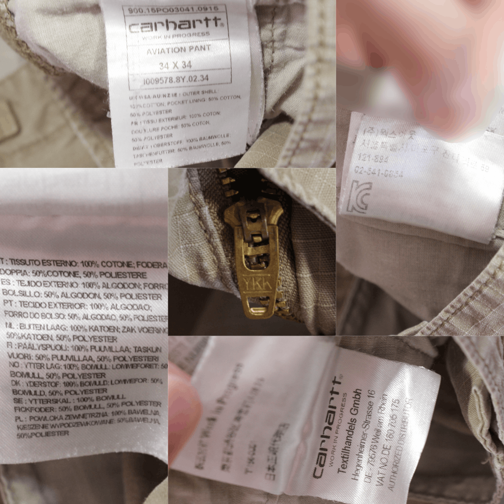 Carhartt Aviation Cargo Distressed Pants Size US 34 / EU 50 - 8 Thumbnail