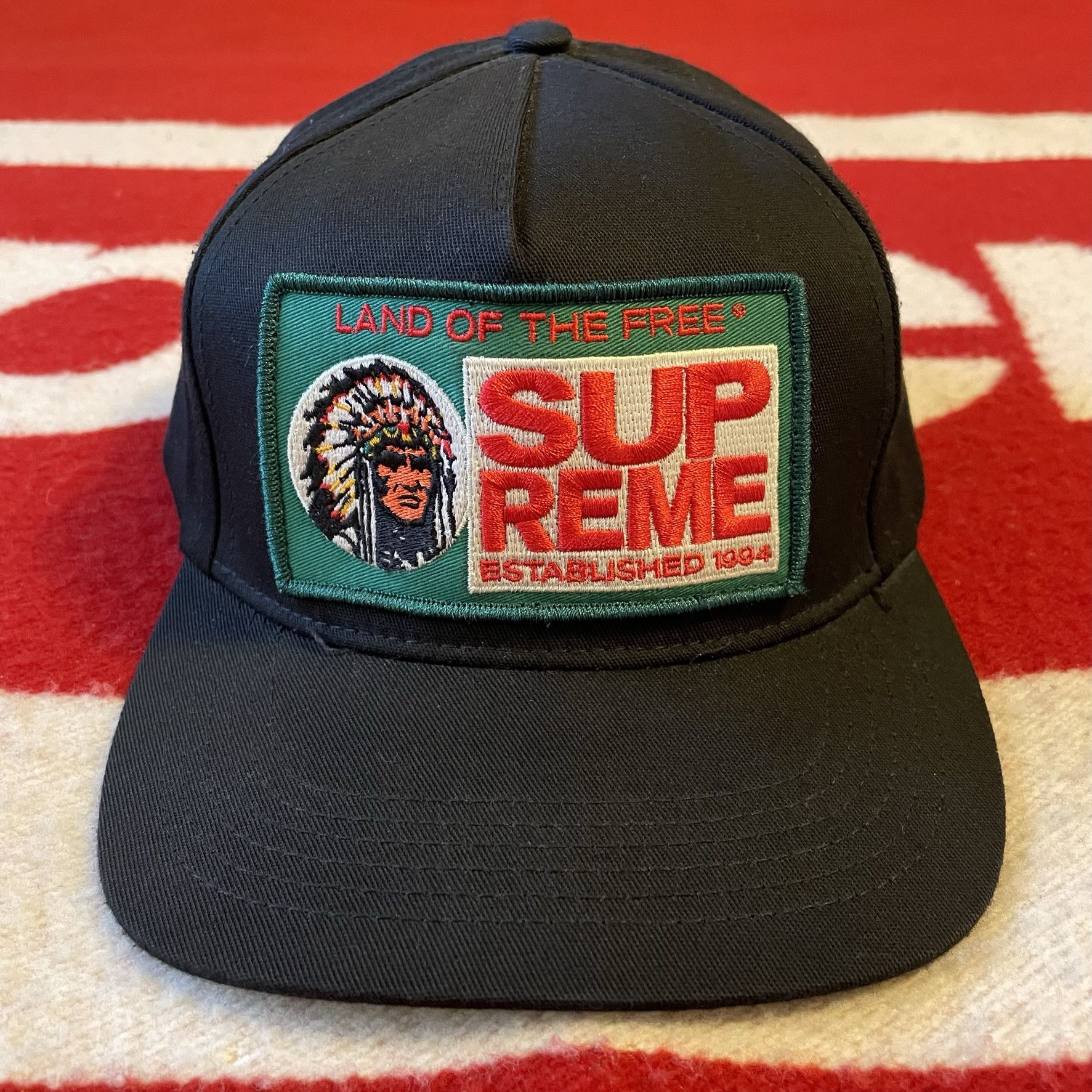 Supreme Supreme Land of the Free 5 panel snapback hat cap F/W 2010