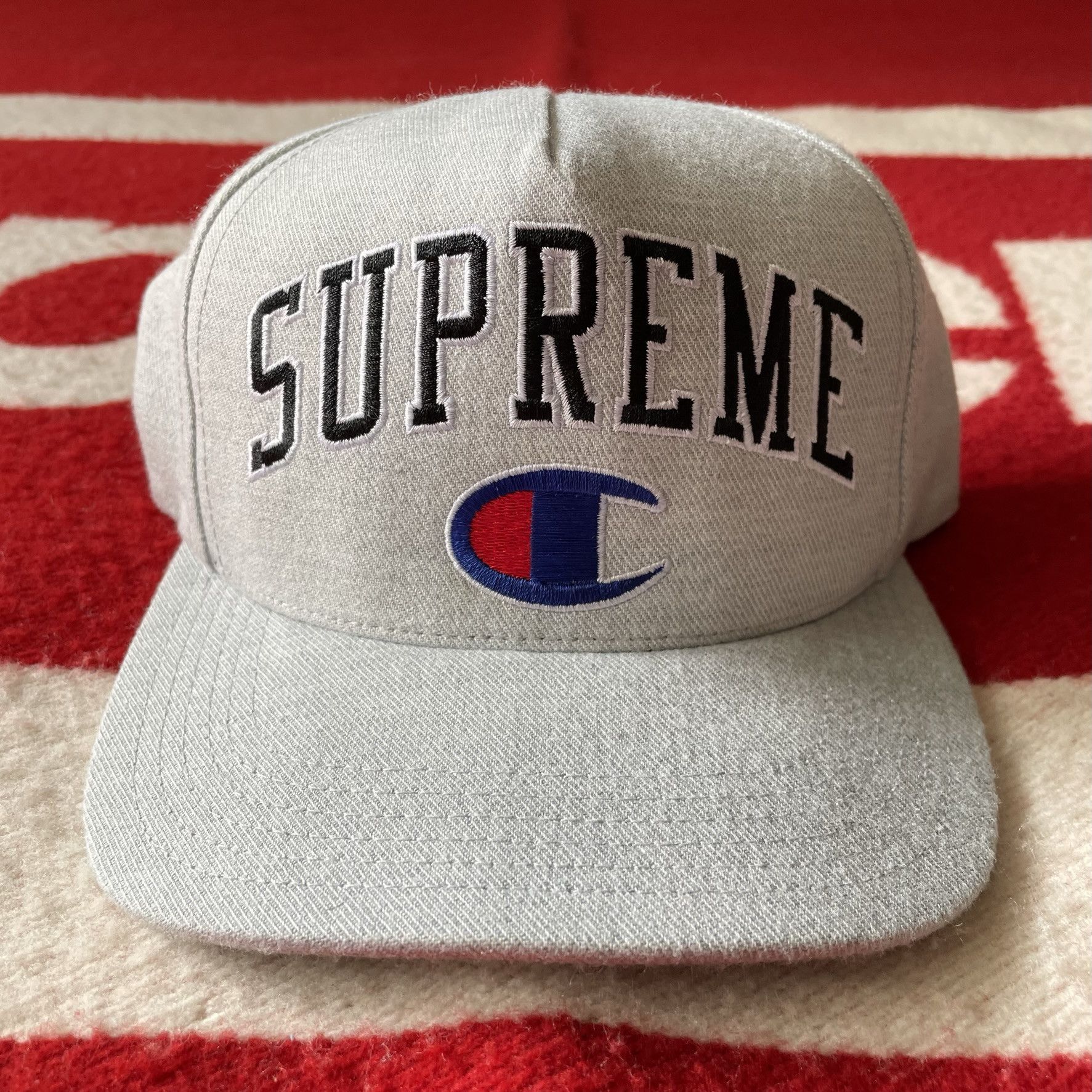 限定半額 supreme champion 5panel シュプリーム チャンピオンCAP