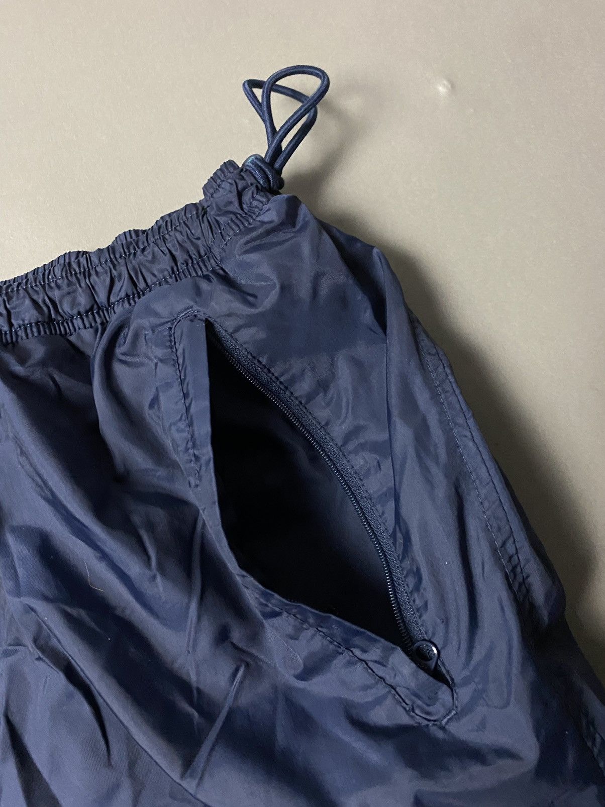 Nike × Vintage Nike vintage navy track pants small swoosh 2000s Size US 36 / EU 52 - 5 Thumbnail