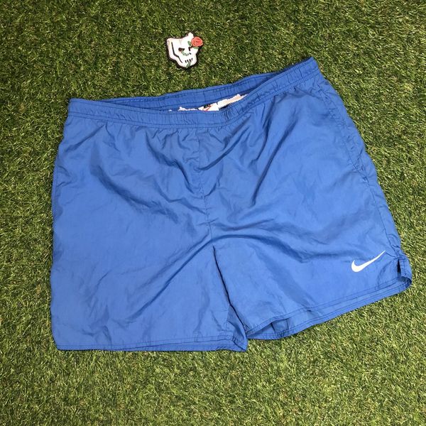 Nike Vintage 90s Blue Nike Shorts Grailed