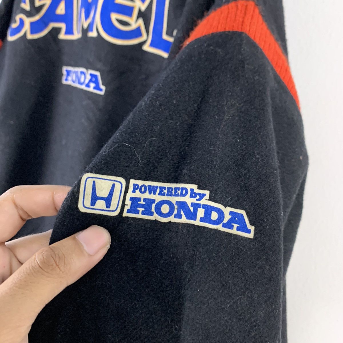 Camel × Mizuno × Vintage NS266🔥VTG Camel Honda Custom made by Mizuno Varsity Jacket Size US M / EU 48-50 / 2 - 4 Thumbnail