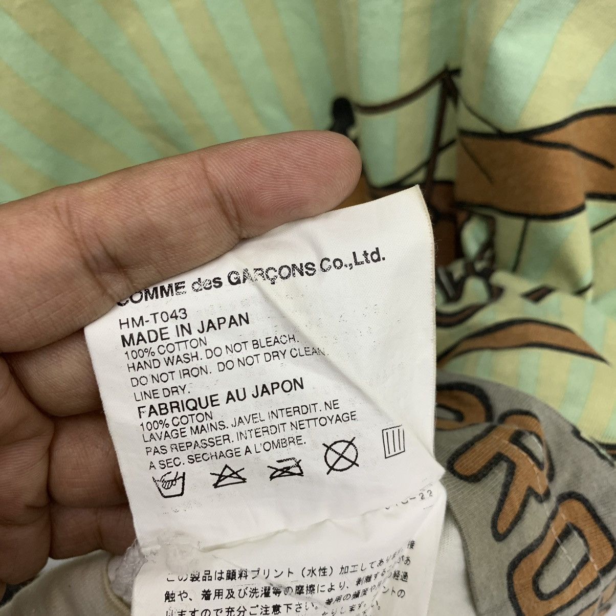 Comme des Garcons × Japanese Brand Vintage Comme Des Garcon Full Print Shirt. #M Size US M / EU 48-50 / 2 - 5 Thumbnail