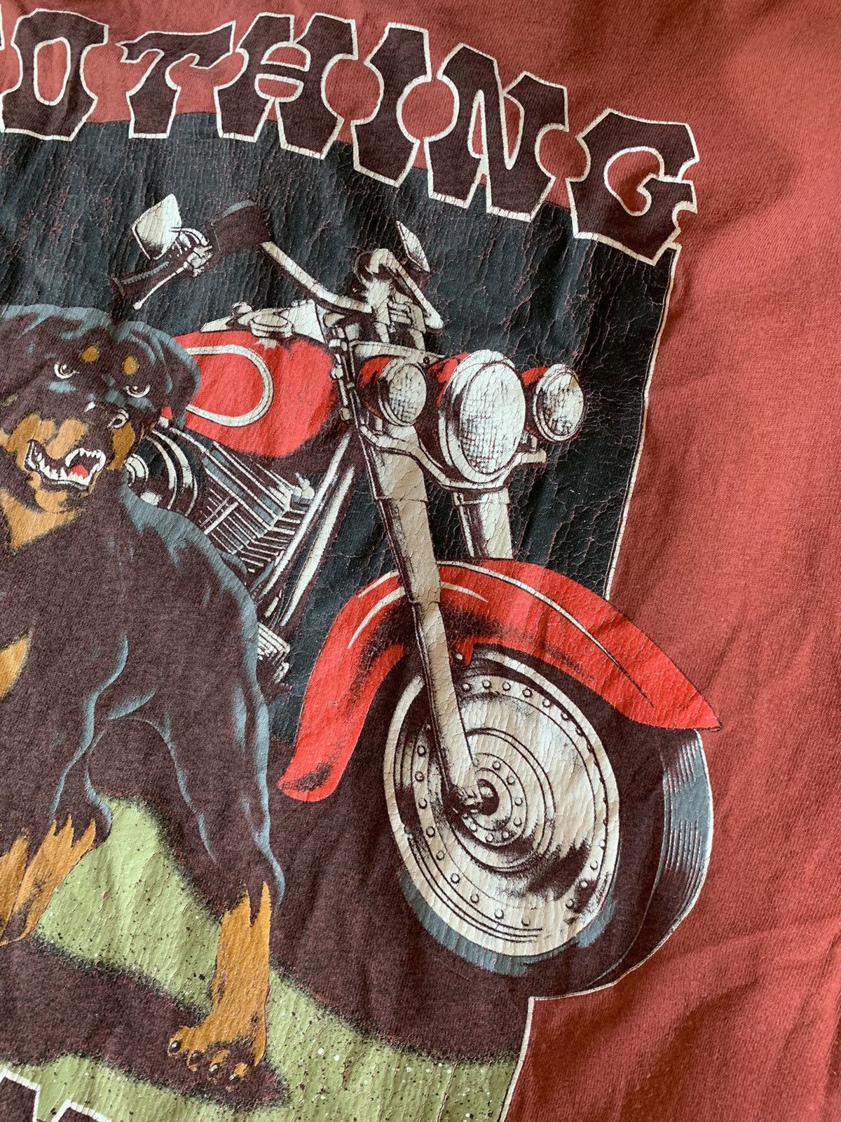 Top Dawg Entertainment 1993 TopDawg Red vintage nothing meaner Rottweiler usa tee Size US XL / EU 56 / 4 - 9 Thumbnail
