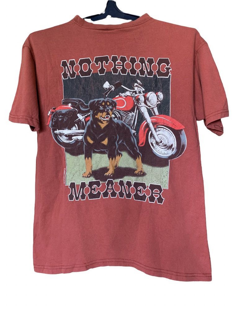 Top Dawg Entertainment 1993 TopDawg Red vintage nothing meaner Rottweiler usa tee Size US XL / EU 56 / 4 - 1 Thumbnail