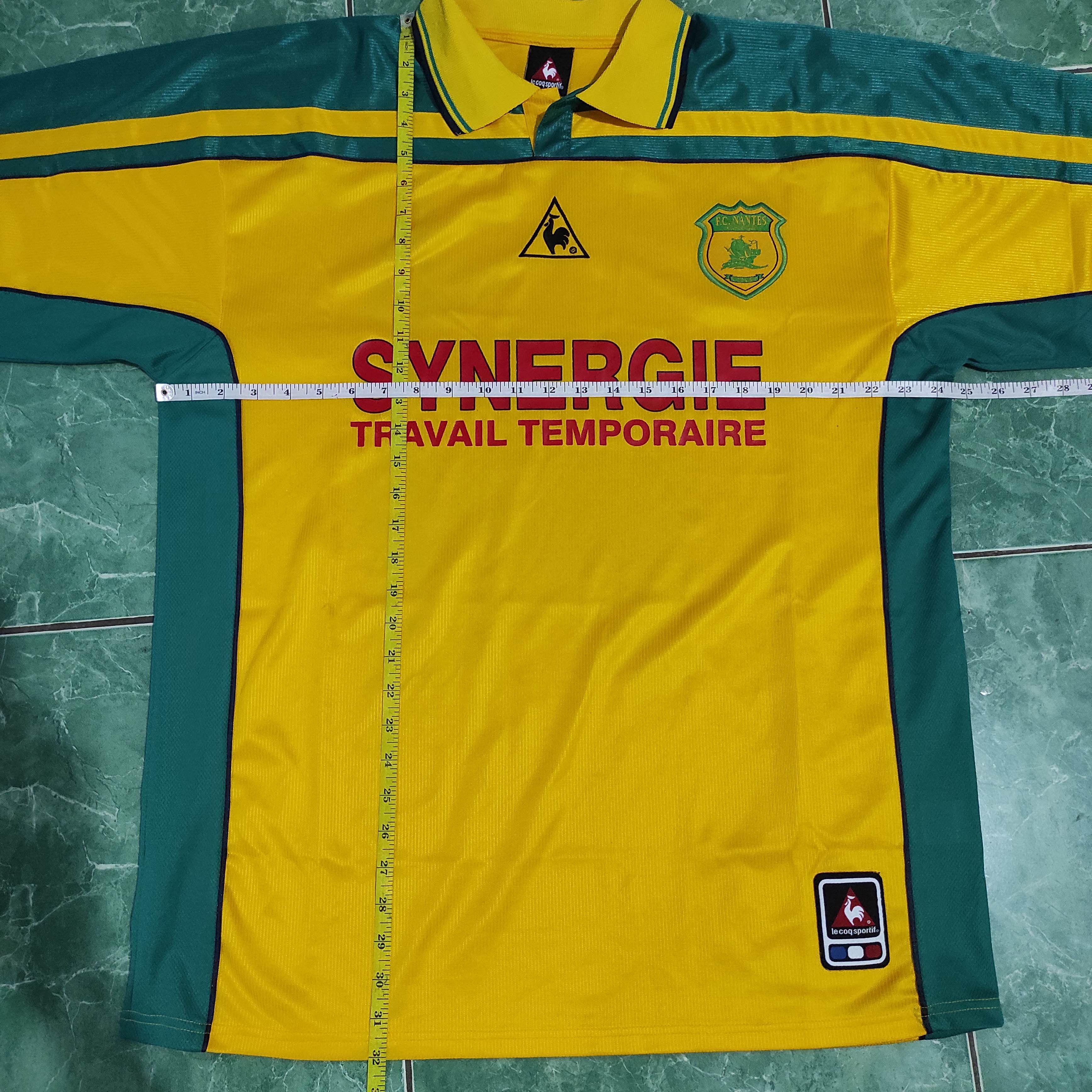Vintage Vintage FC Nantes home football shirt 2001-2002 Le Coq Size US XL / EU 56 / 4 - 15 Thumbnail