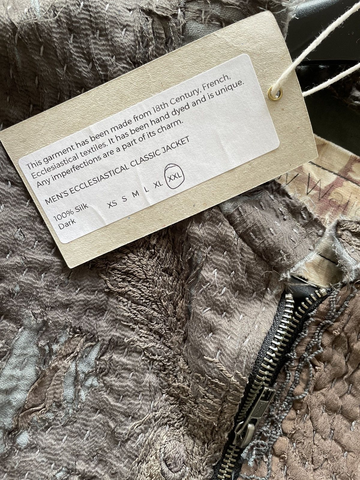 By Walid BY WALID MENS 100% SILK EMBROIDERED JACKET RRP:£2690 XXL Size US XXL / EU 58 / 5 - 5 Thumbnail