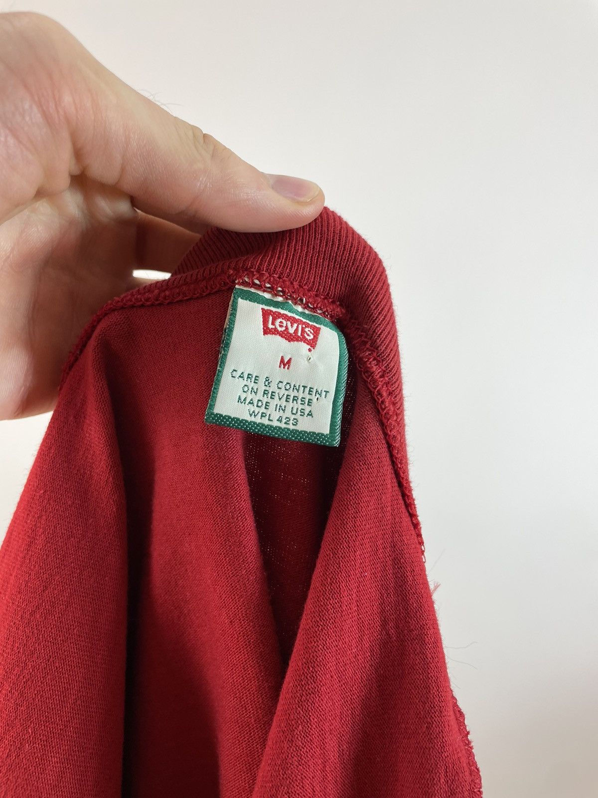 Levi's × Levi's Vintage Clothing Mens Rare vintage T-Shirt Levis Red TAB state cal. USA Size US M / EU 48-50 / 2 - 8 Thumbnail