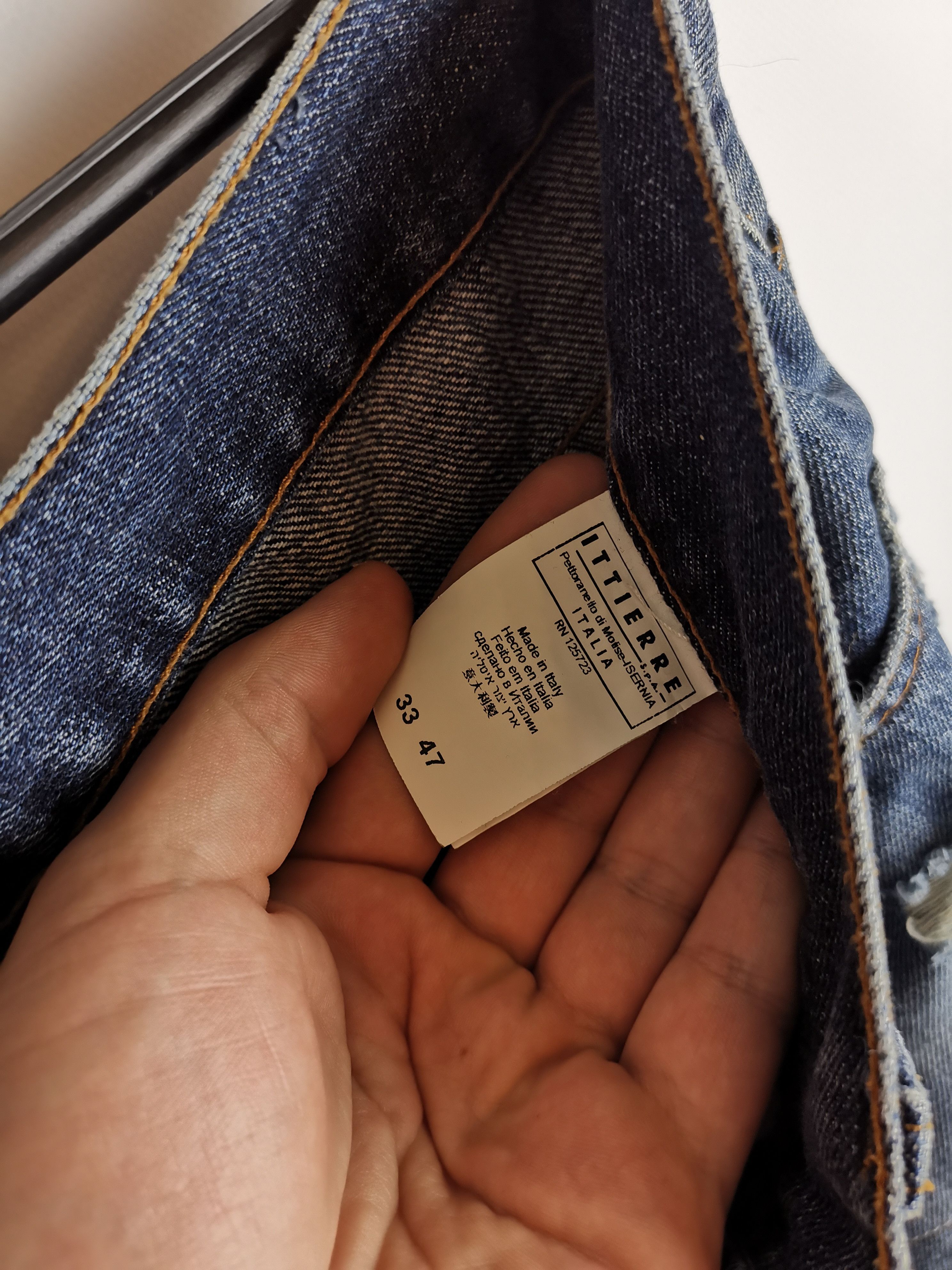 Just Cavalli Just Cavalli blue distressed slim fit denim jeans pants Size US 33 - 9 Thumbnail