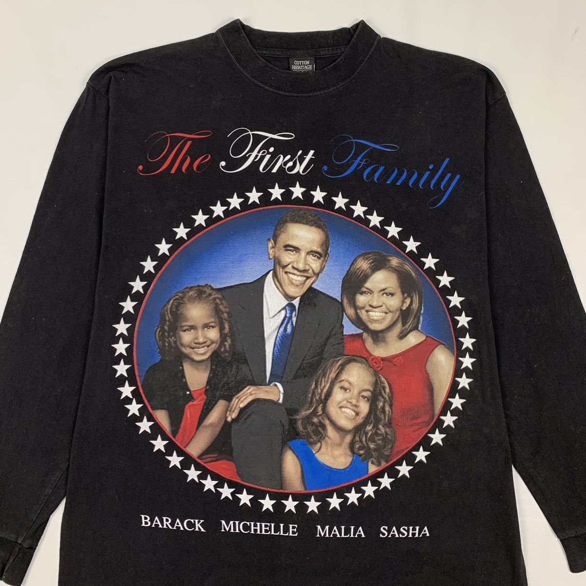 President's Vintage Barack Obama The First Family America President Tee Size US XL / EU 56 / 4 - 4 Thumbnail