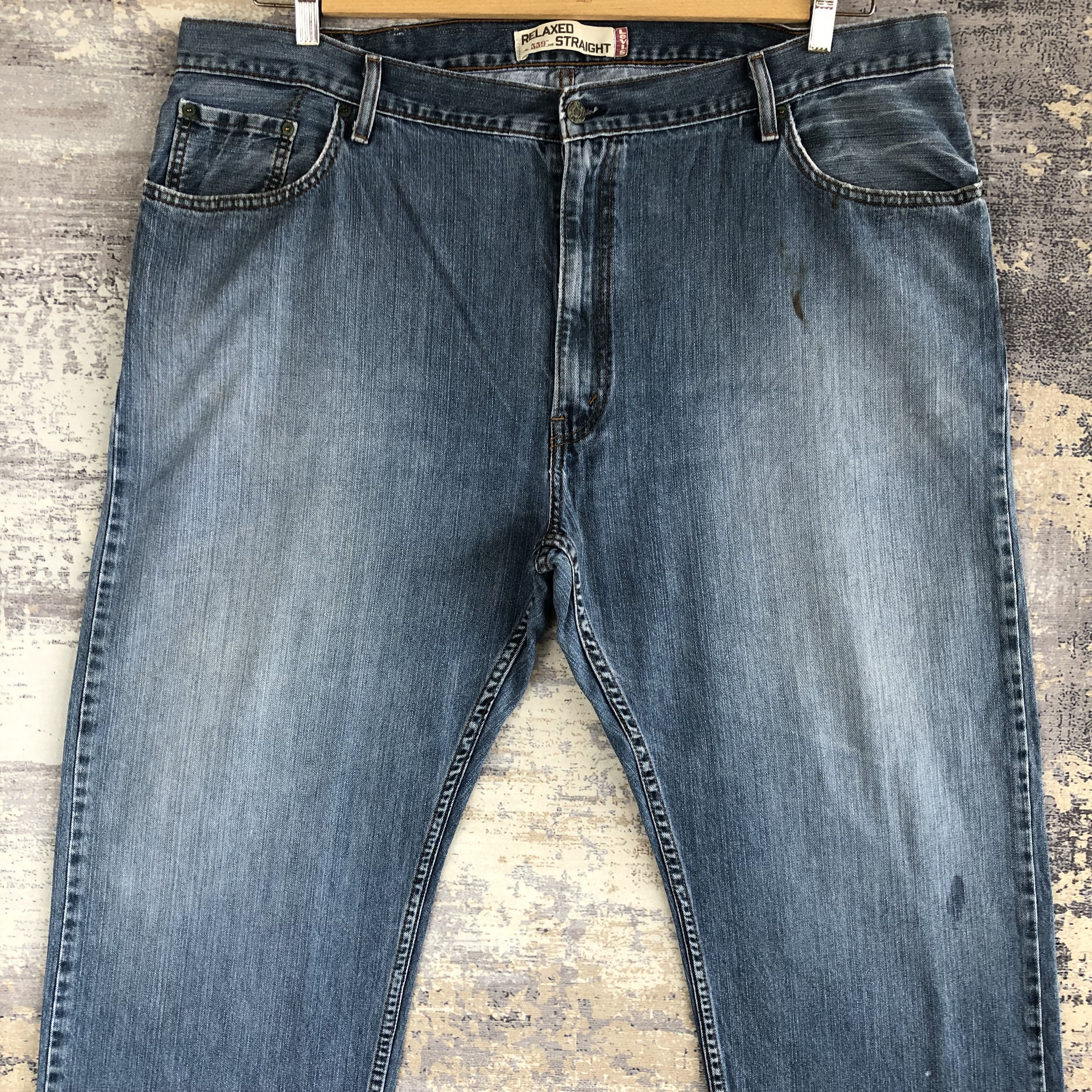 Levi's Vintage Levis 559 Baggy Jeans Levi's Light Wash Faded Denim Size US 42 / EU 58 - 3 Thumbnail