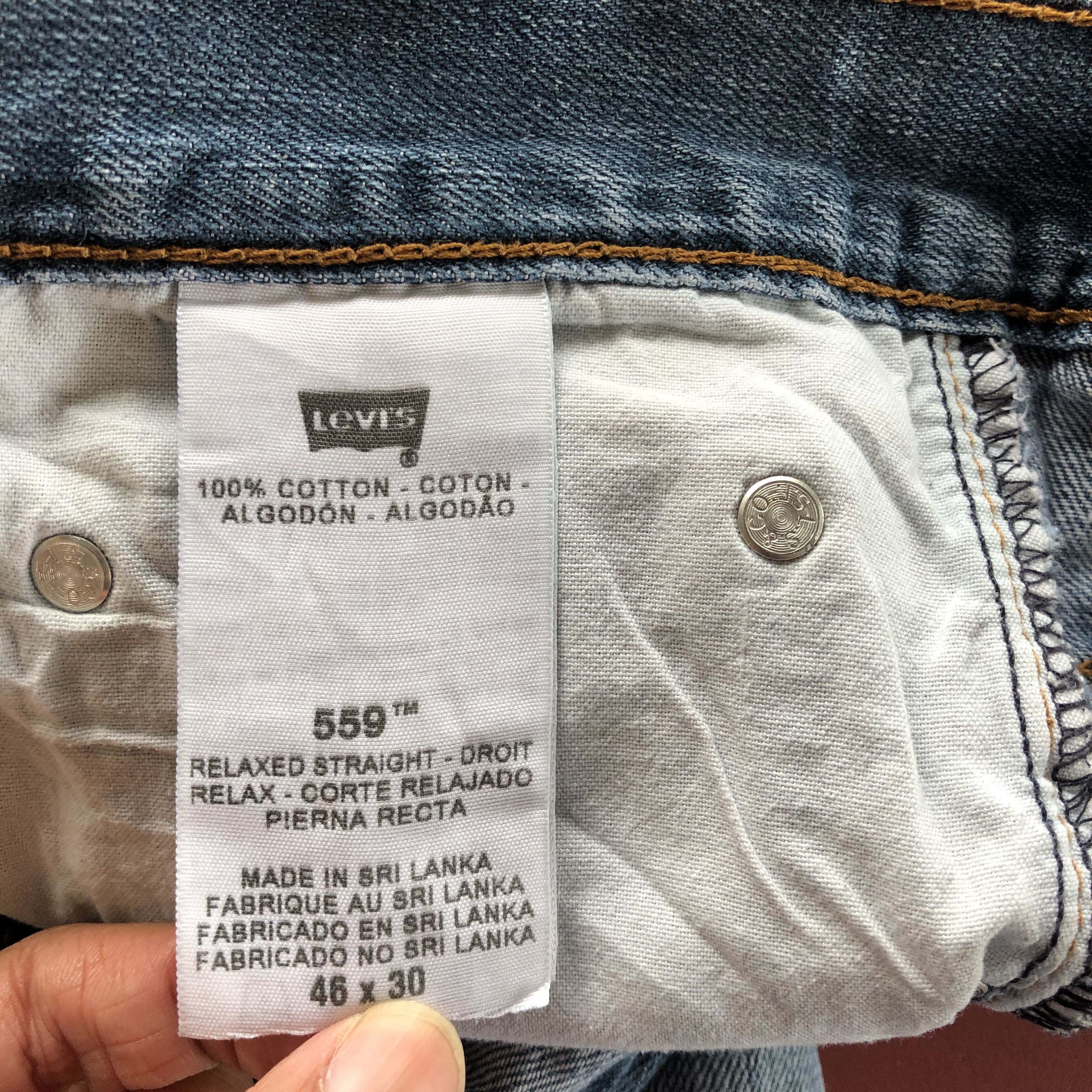 Levi's Vintage Levis 559 Baggy Jeans Levi's Light Wash Faded Denim Size US 42 / EU 58 - 9 Thumbnail